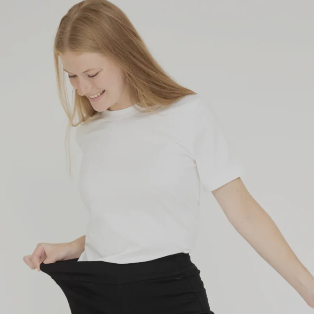Housut, joissa on elastinen vyötärö