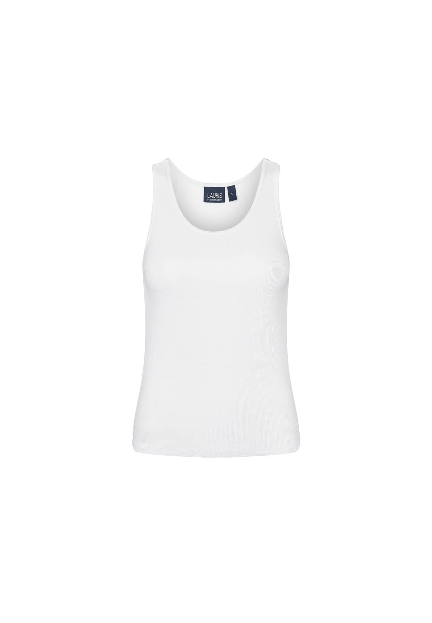 LAURIE Alberte Tank Top Tops 10000 White