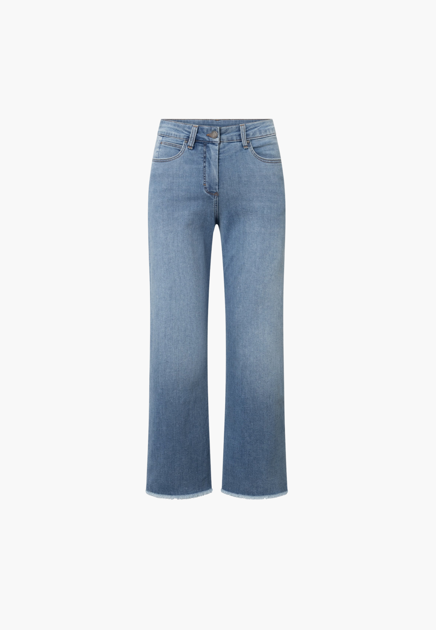 LAURIE Amelia Raw Straight Cropped Straight 40399 Washed blue denim