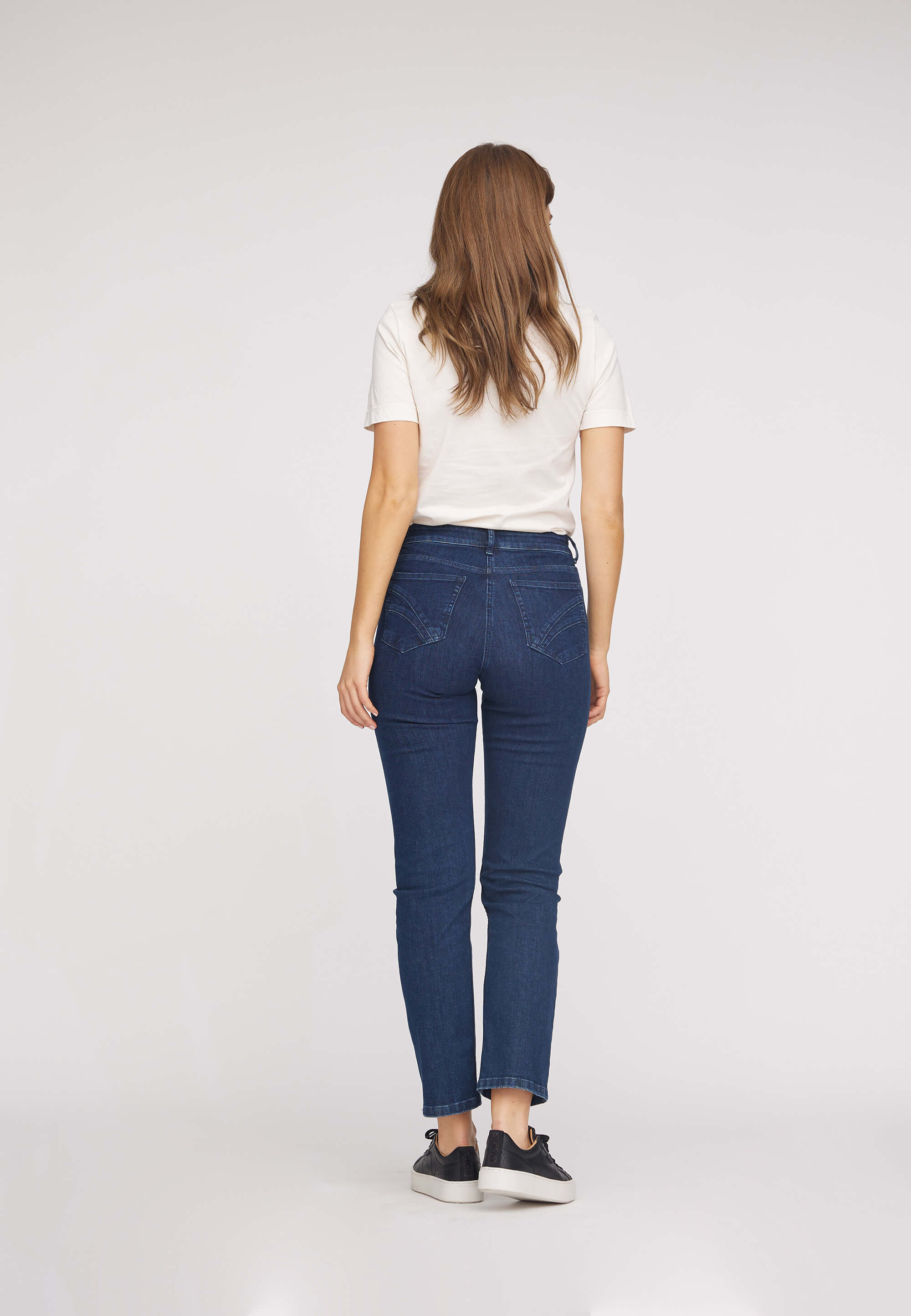 LAURIE Charlotte Regular - Medium Length - Ecolabel Regular 49505 Dark Blue Denim