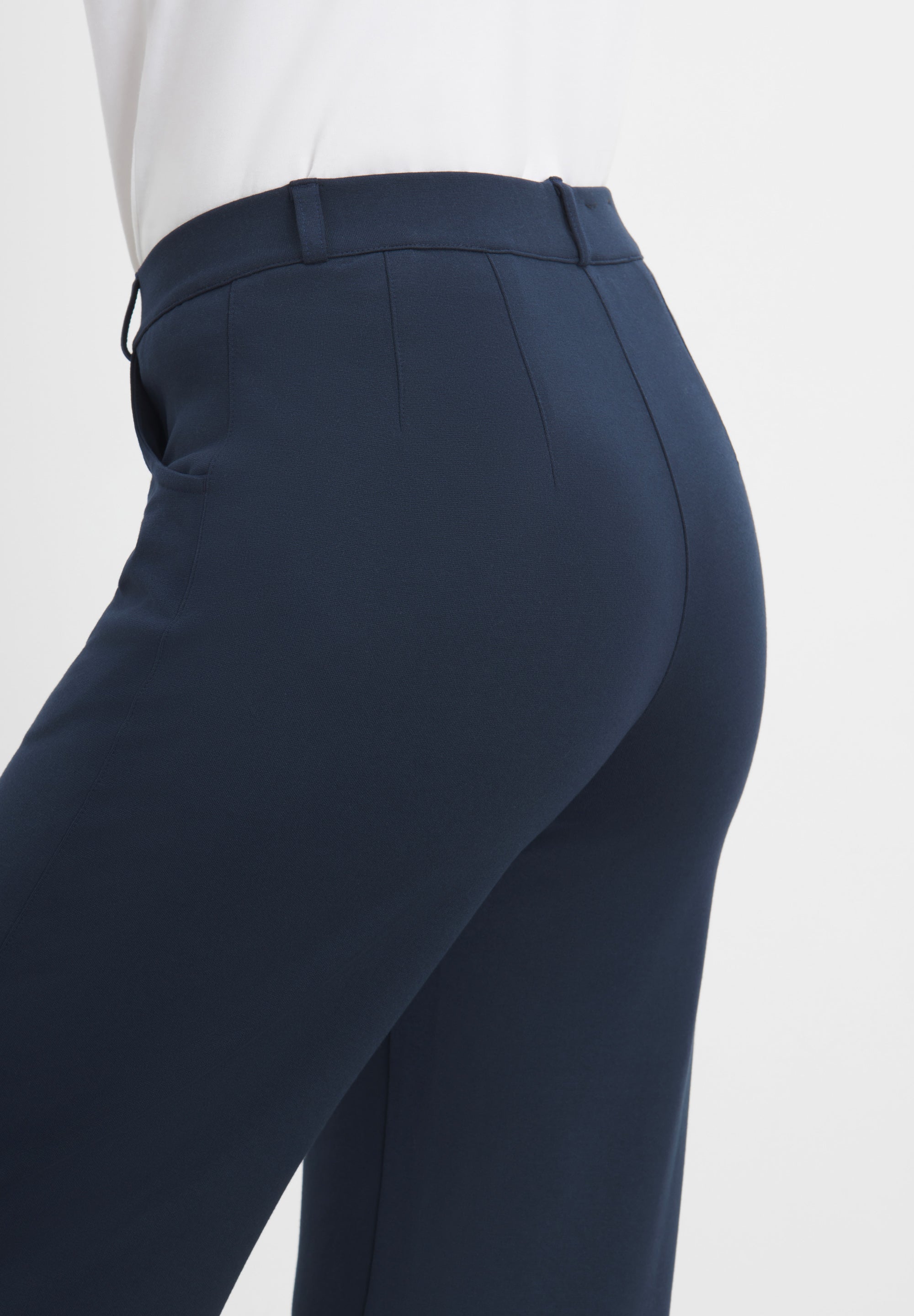 LAURIE Donna Loose Jersey - Short Length Loose 49103 Navy brushed