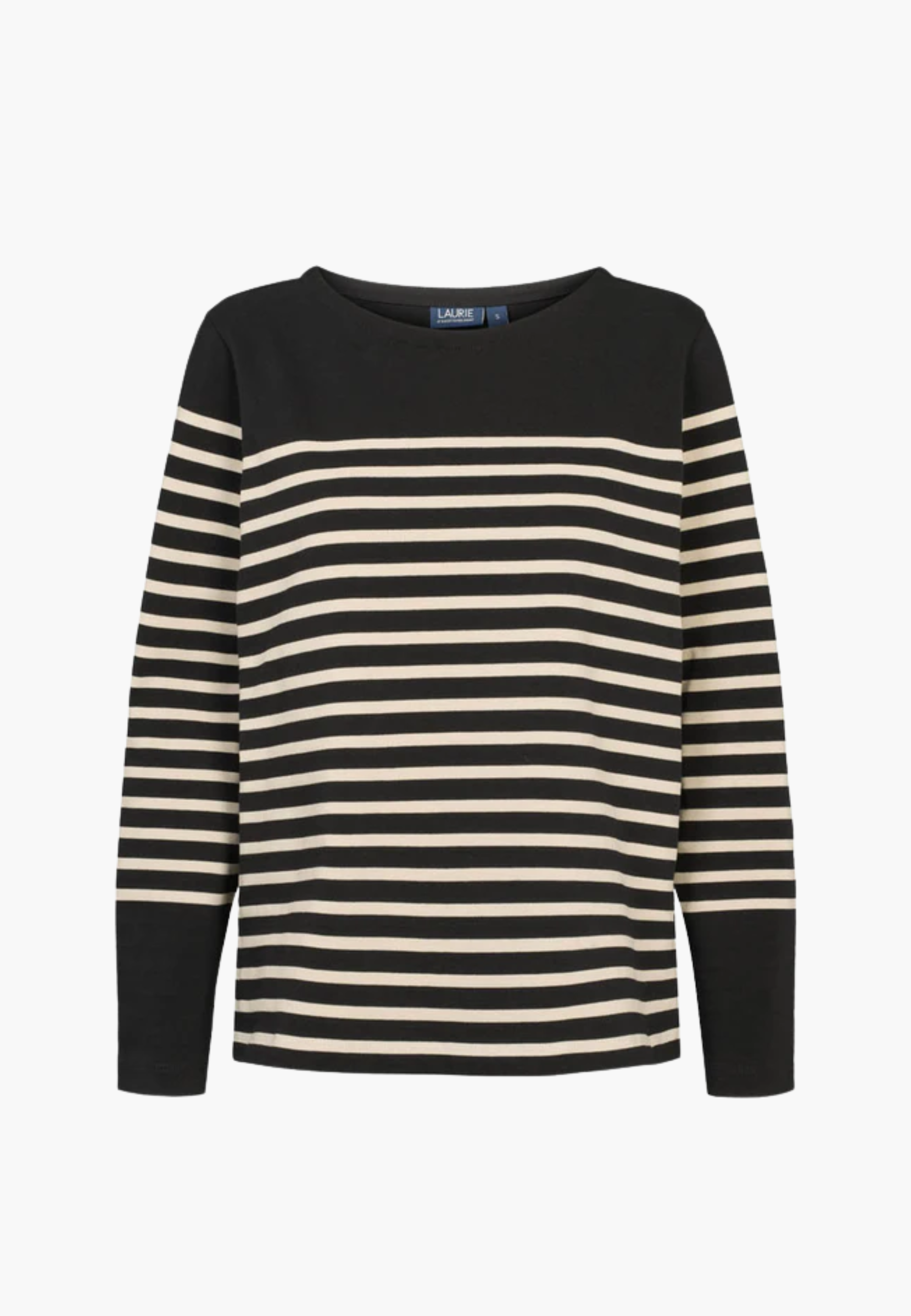 LAURIE Gabrielle Breton Shirt LS Sweatshirts 99913 Black Birch Stripe