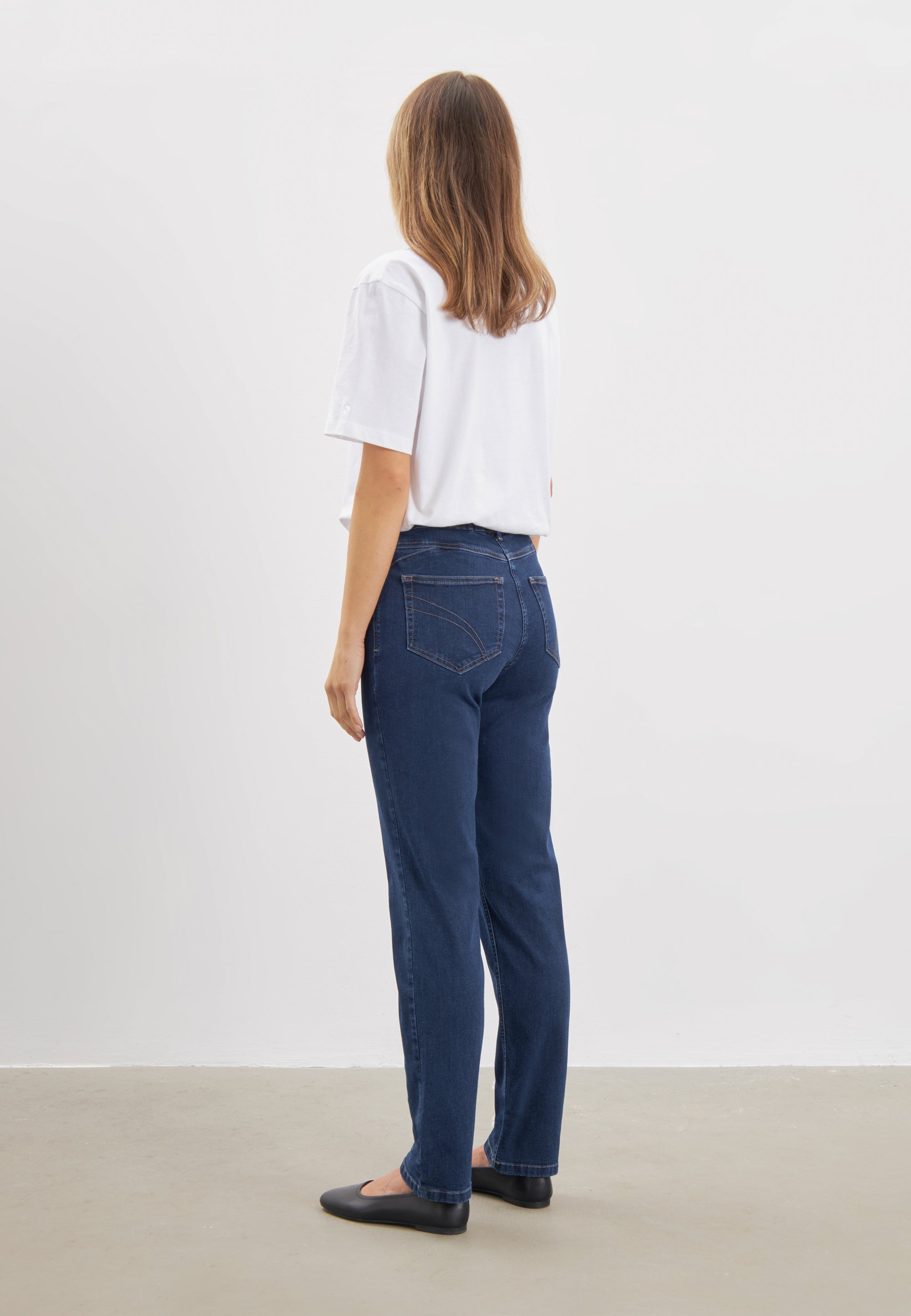 LAURIE Hannah Regular - Medium Length Regular 40513 Dark Blue Denim