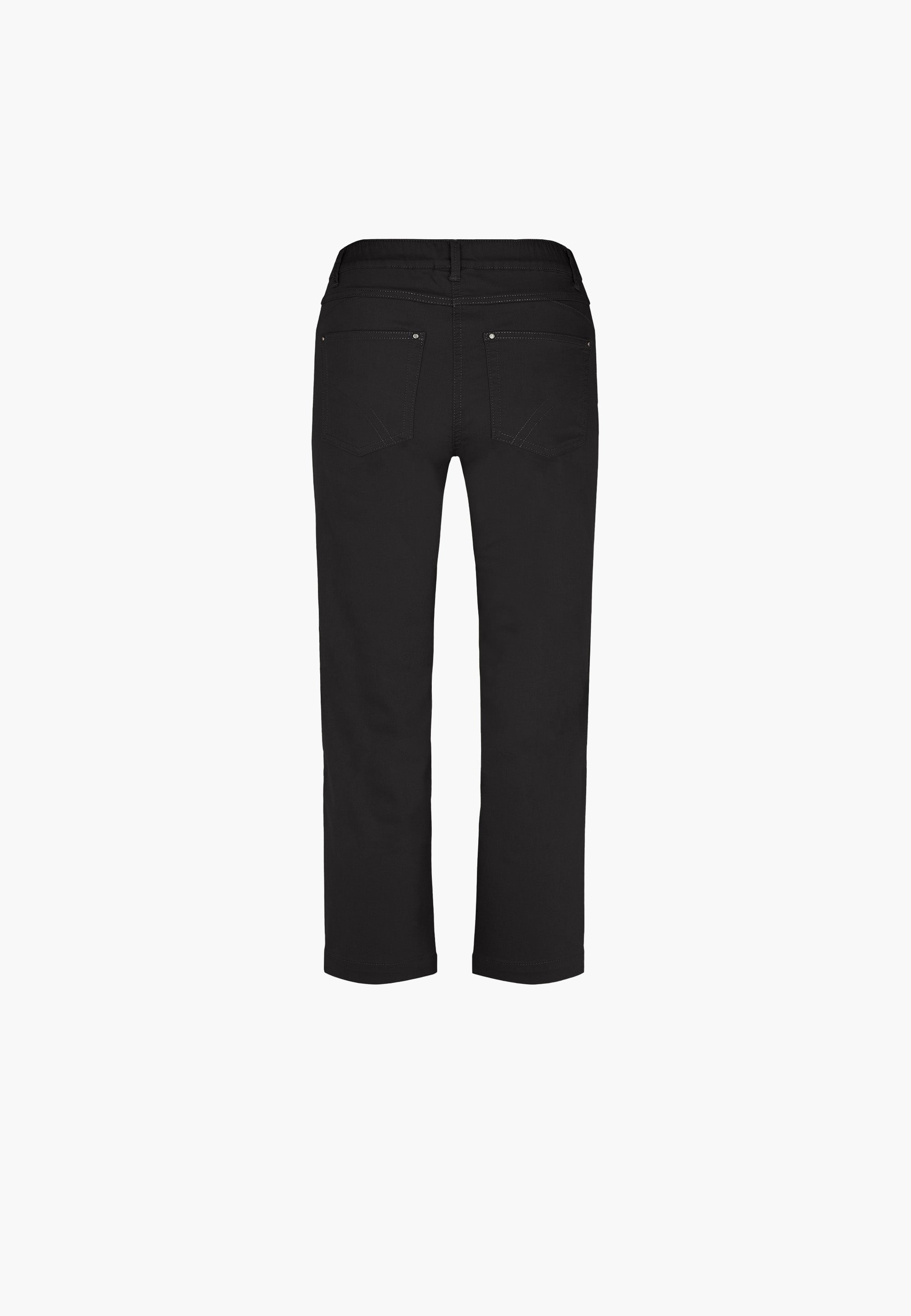 LAURIE Helen Straight - Extra Short Length Trousers STRAIGHT 99000 Black
