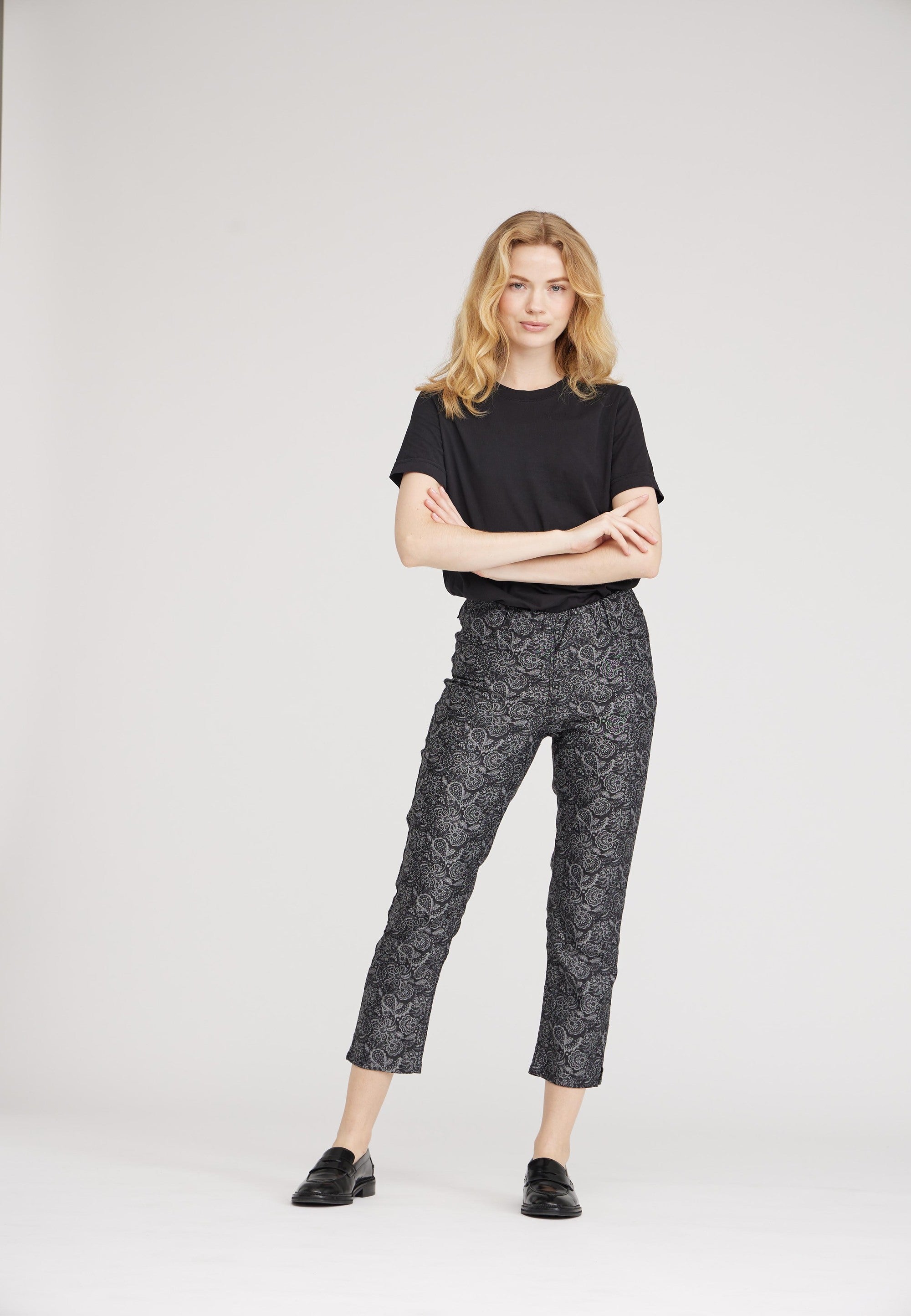 LAURIE Kelly - Crop Regular 99015 Black Print