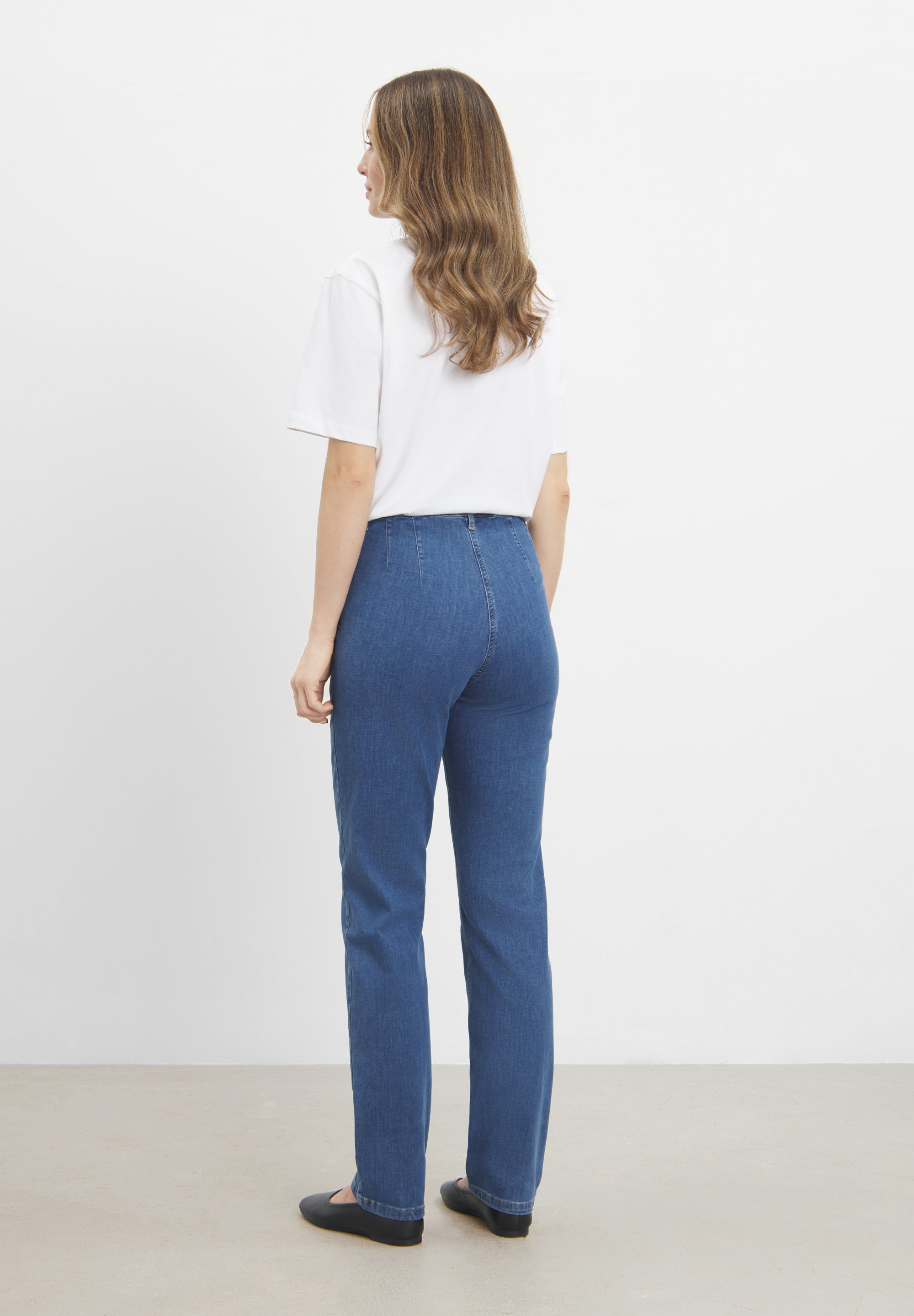 LAURIE Kelly Regular - Medium Length Regular 49401 Blue Denim
