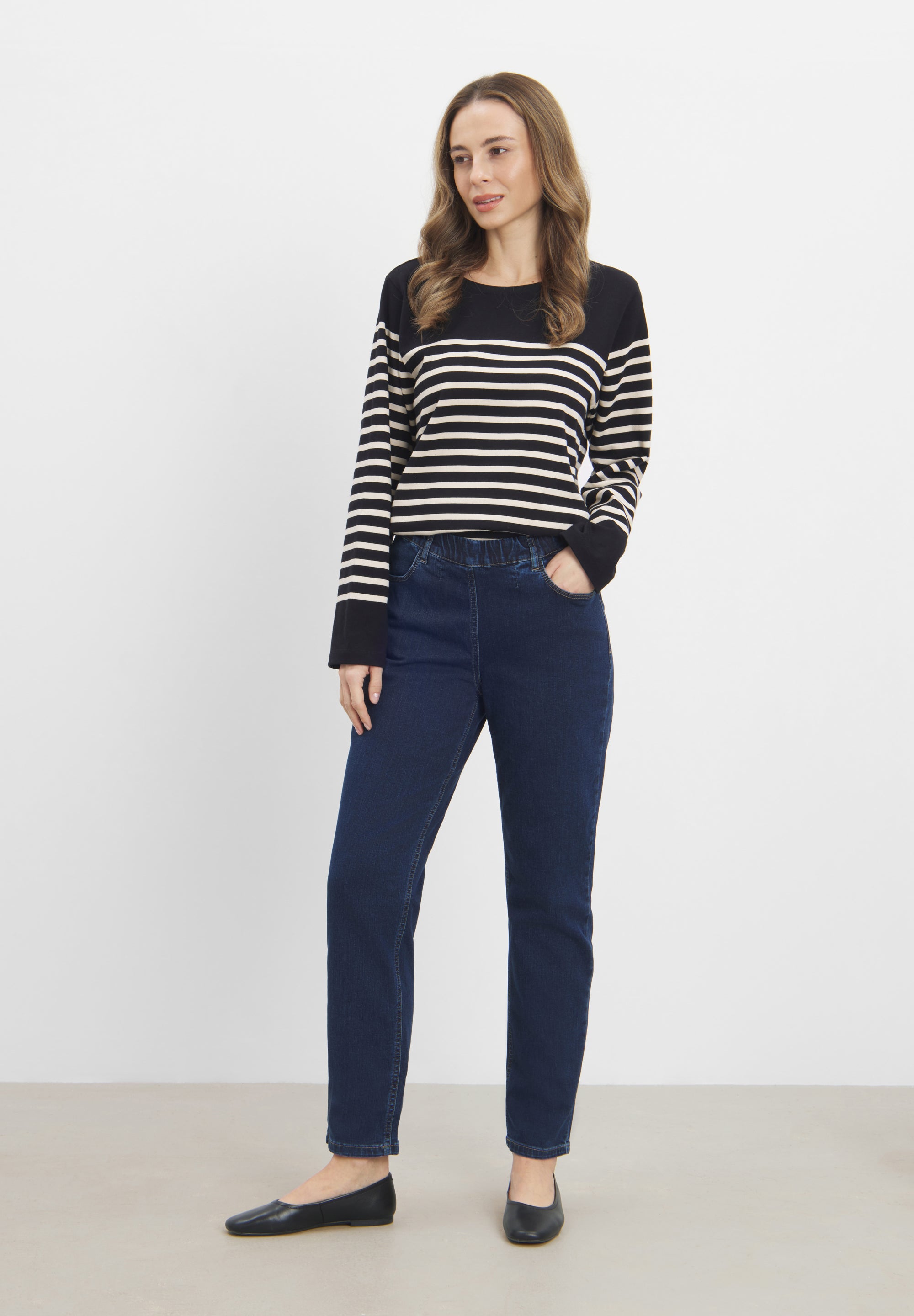 LAURIE Kelly Regular - Short Length Regular 40513 Dark Blue Denim