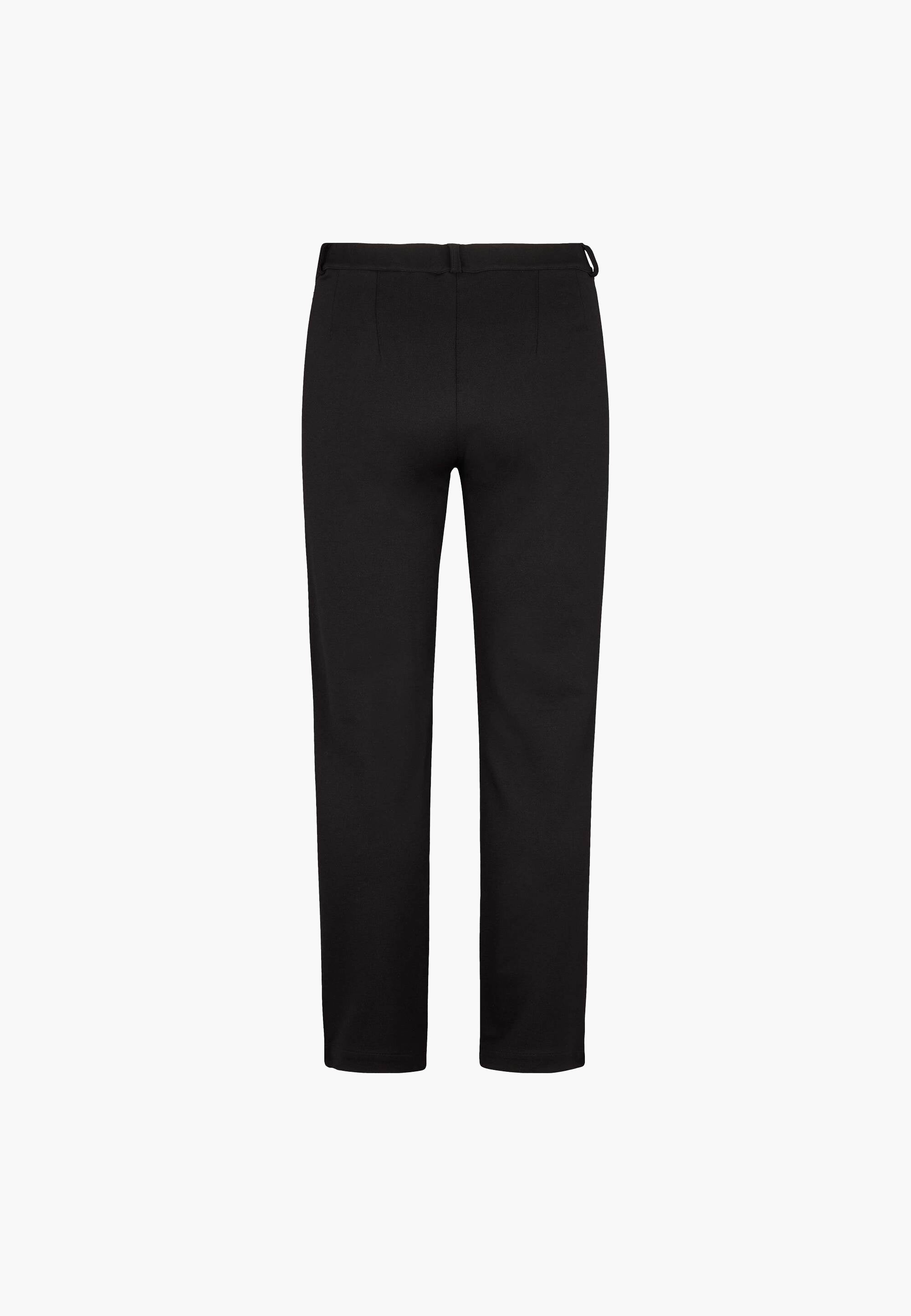 LAURIE Kelly Regular Jersey - Medium Length Trousers REGULAR 99143 Black brushed