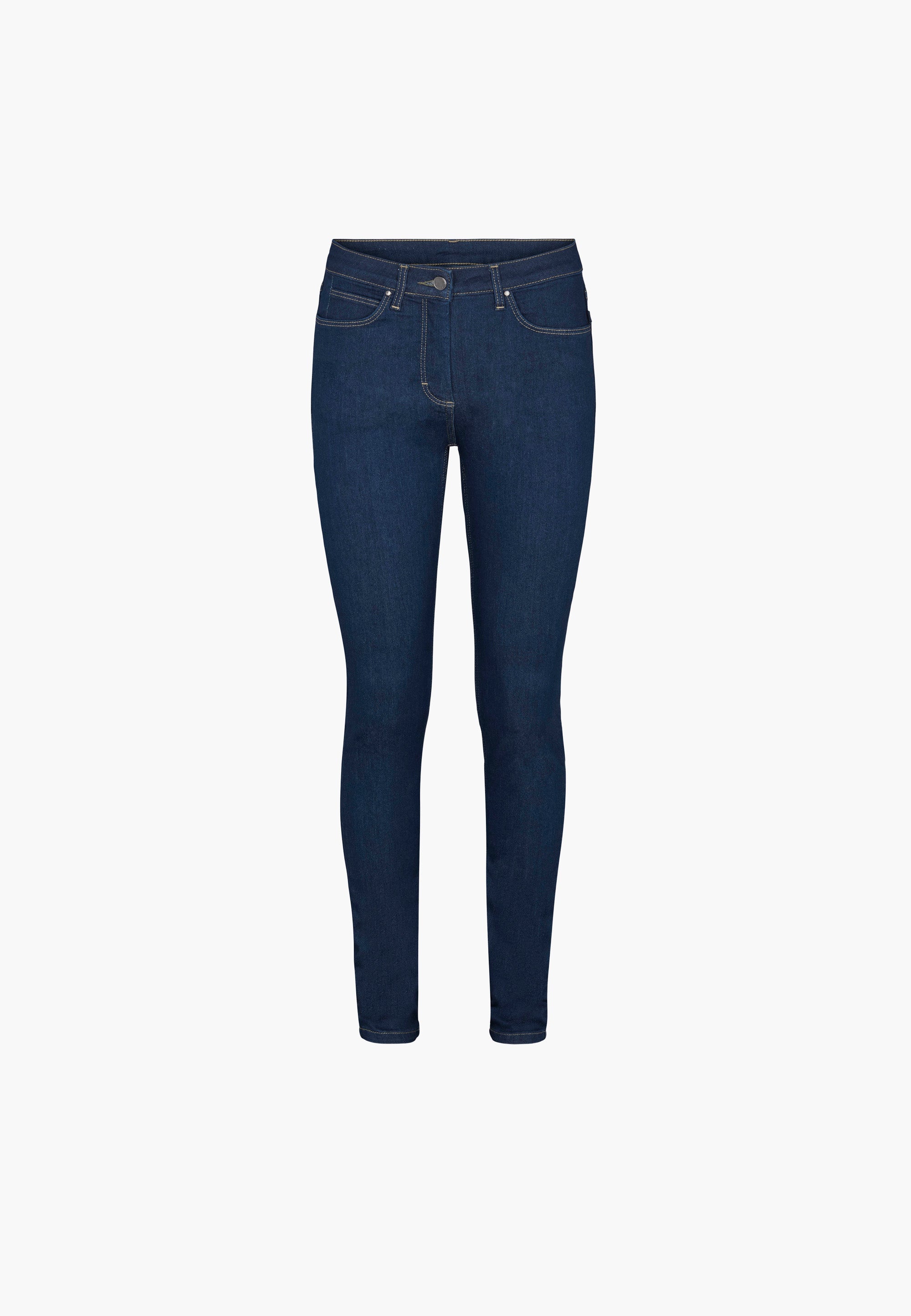LAURIE Laura Slim - Medium Length Slim 49501 Dark Blue Denim