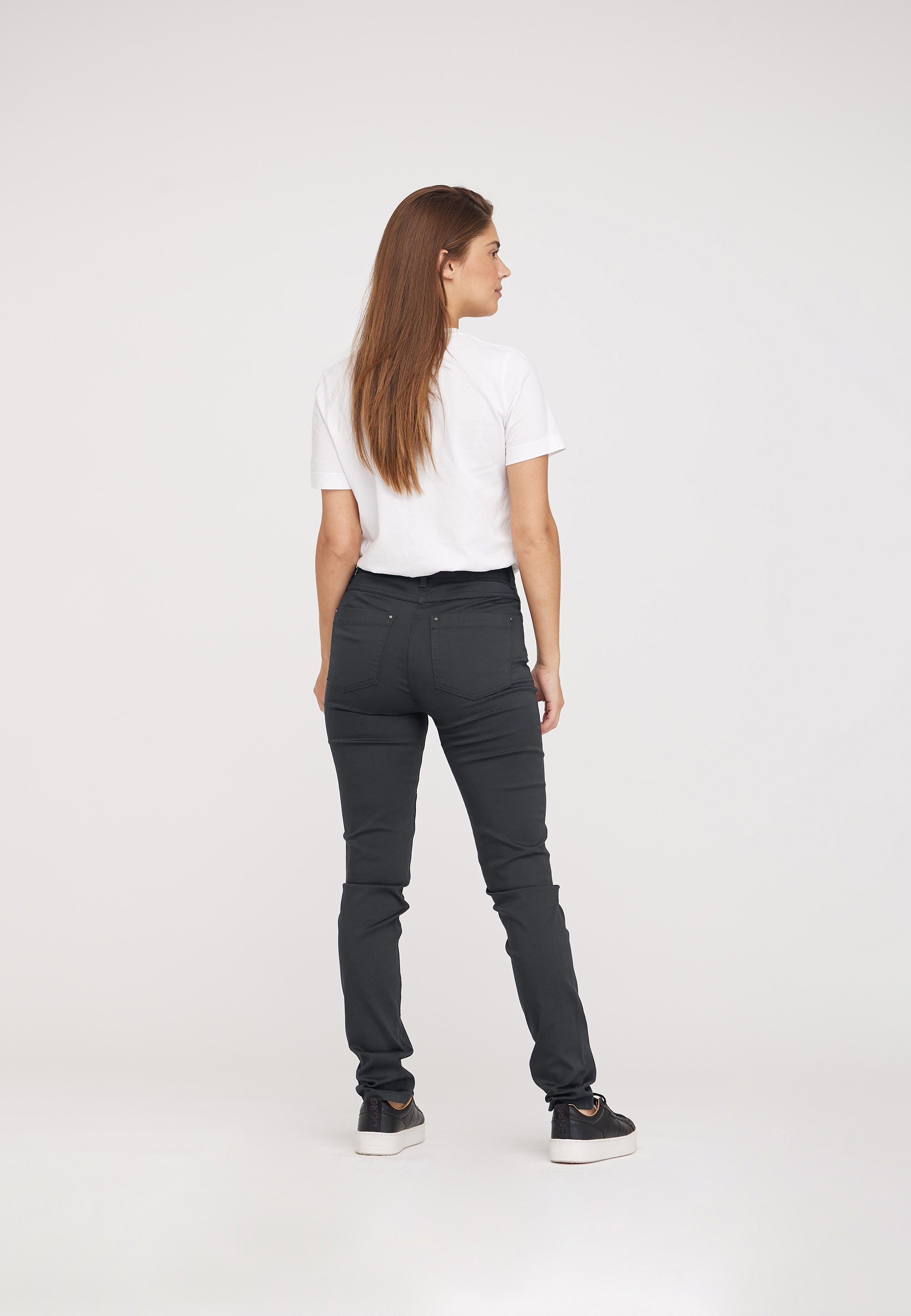 LAURIE Laura Slim - Medium Length Slim 97000 Anthracite