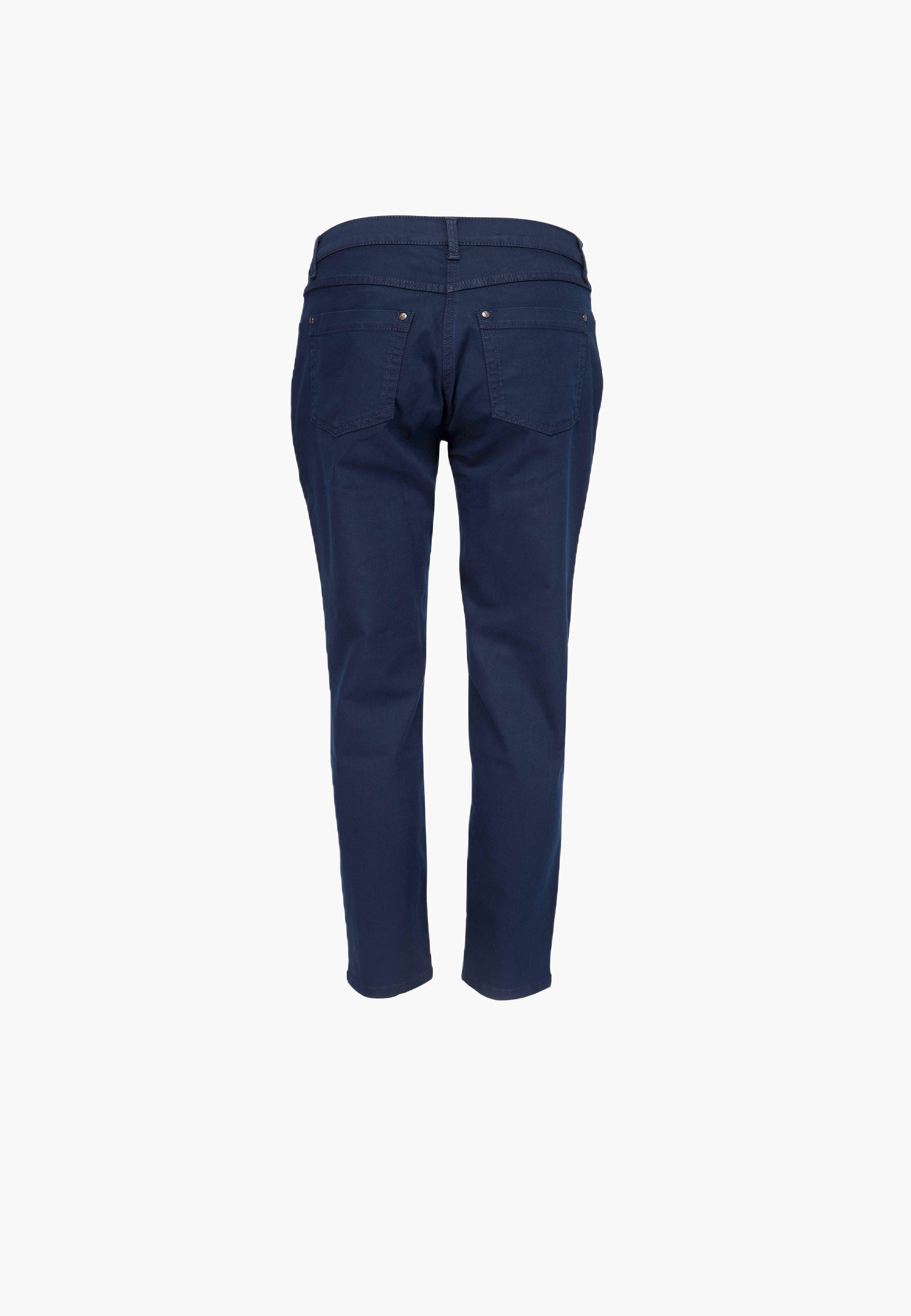 LAURIE Laura Slim - Short Length Trousers SLIM 49000 Navy