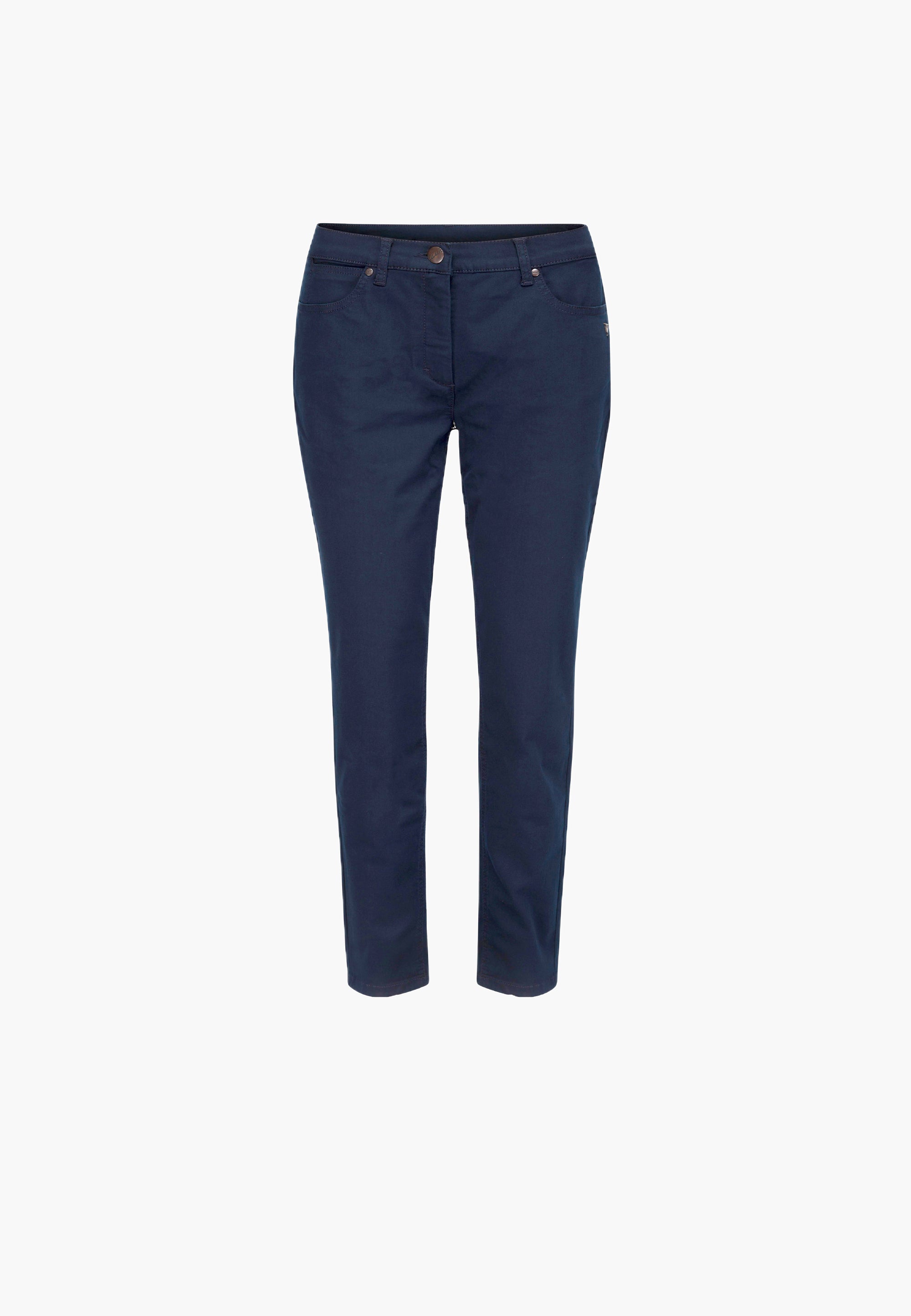 LAURIE Laura Slim - Short Length Trousers SLIM 49000 Navy