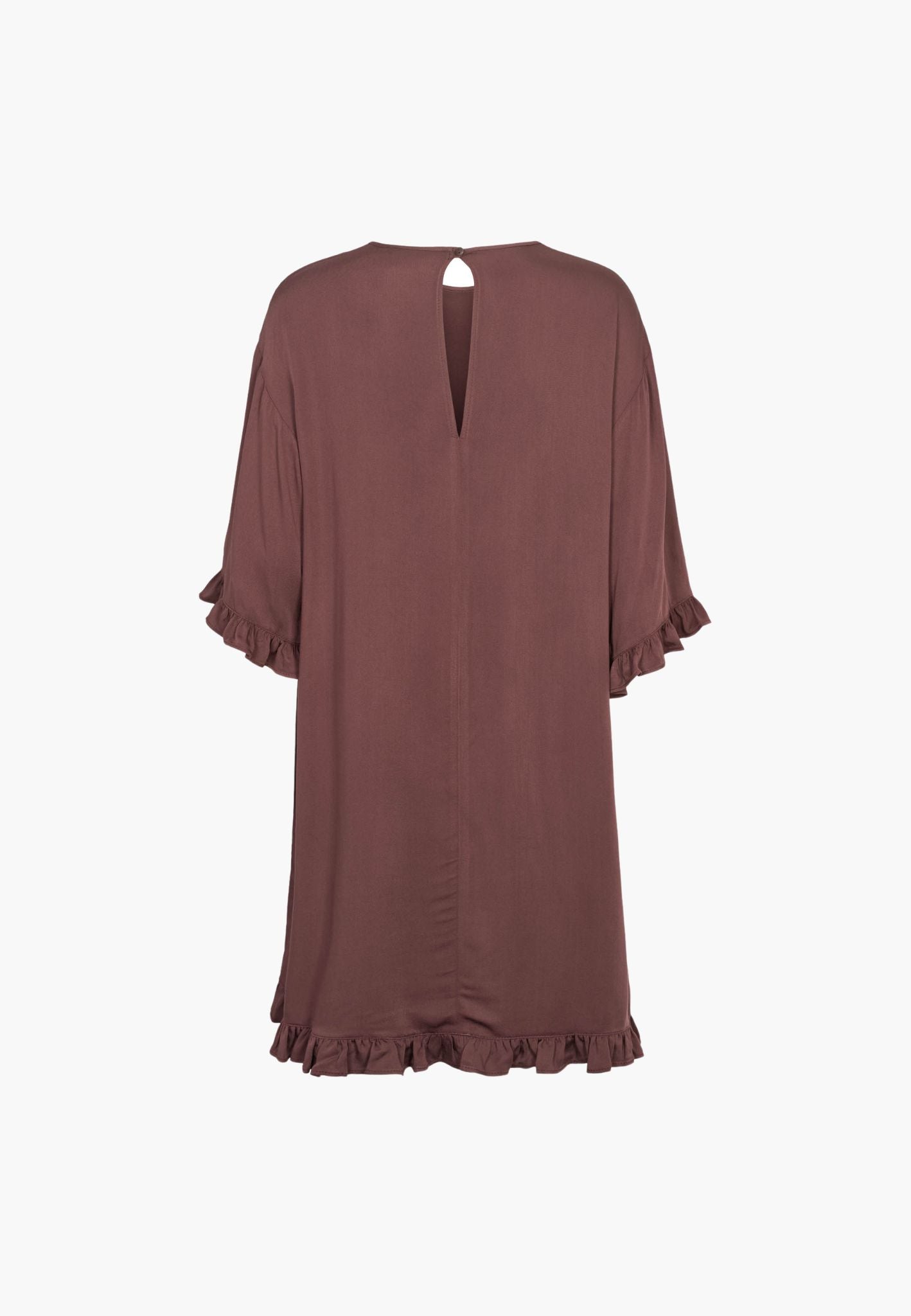 LAURIE Nova Dress SS Relaxed 68000 Dark Plum