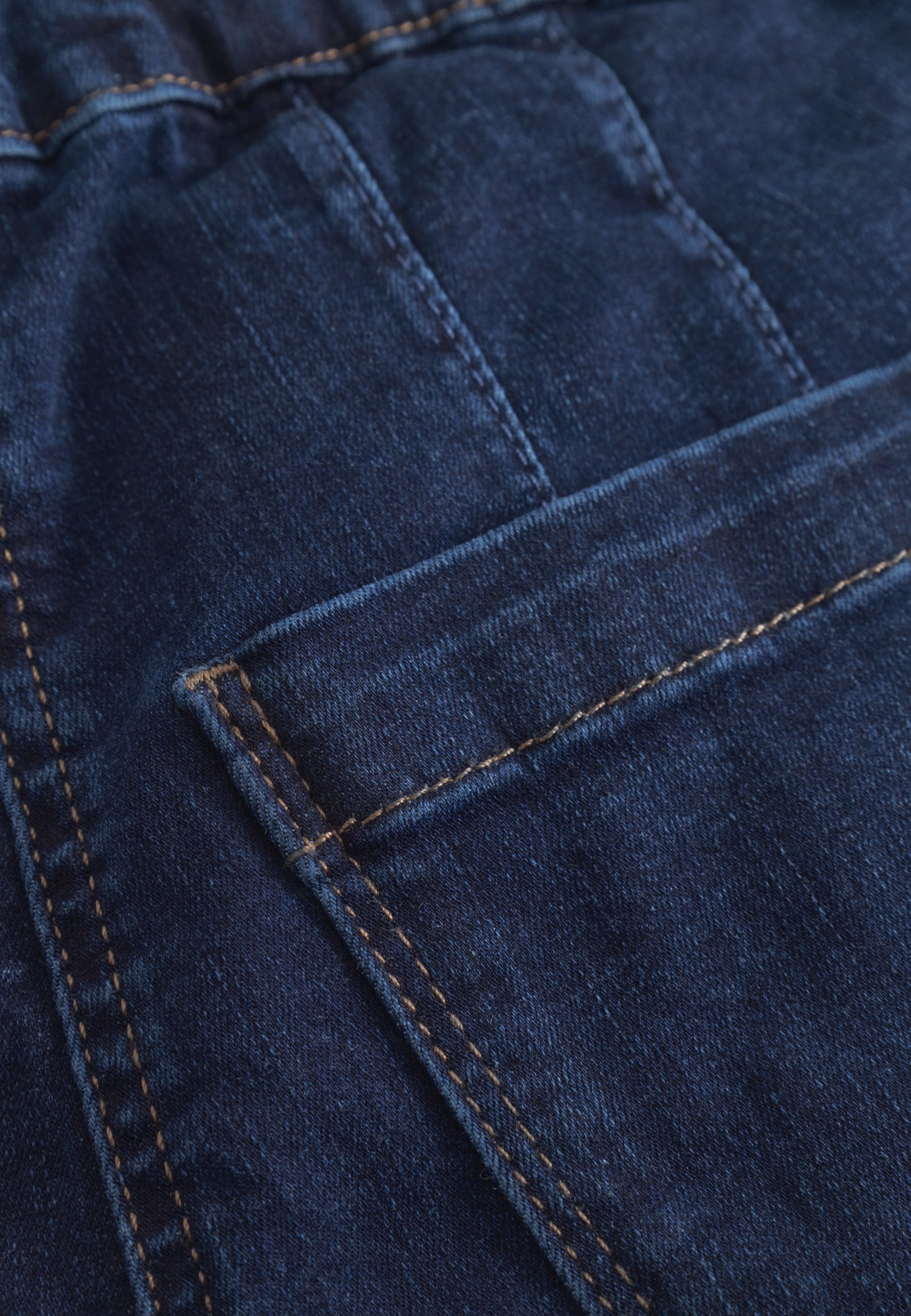 LAURIE Piper Pure Regular - Cropped Regular 40513 Dark Blue Denim
