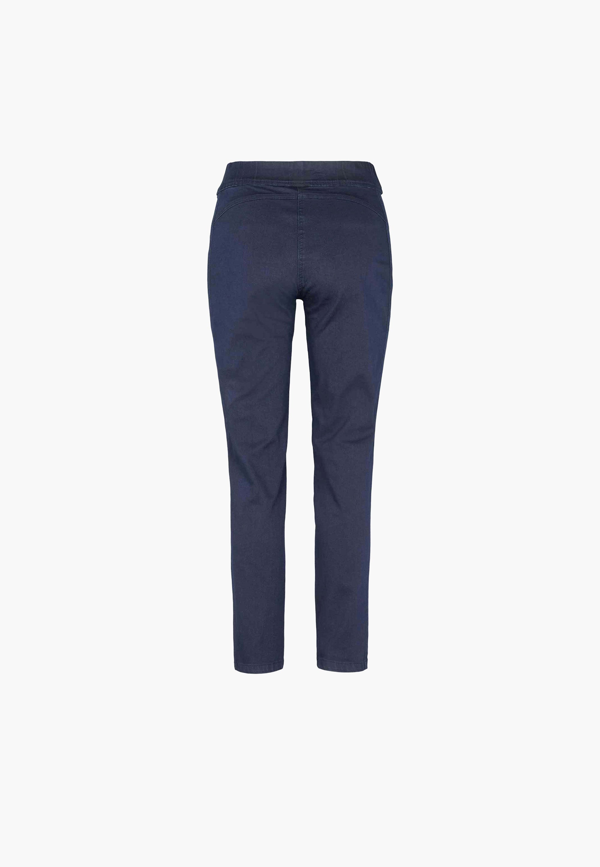 LAURIE Serene Slim - Short Length Trousers SLIM 49520 Dark Blue Denim