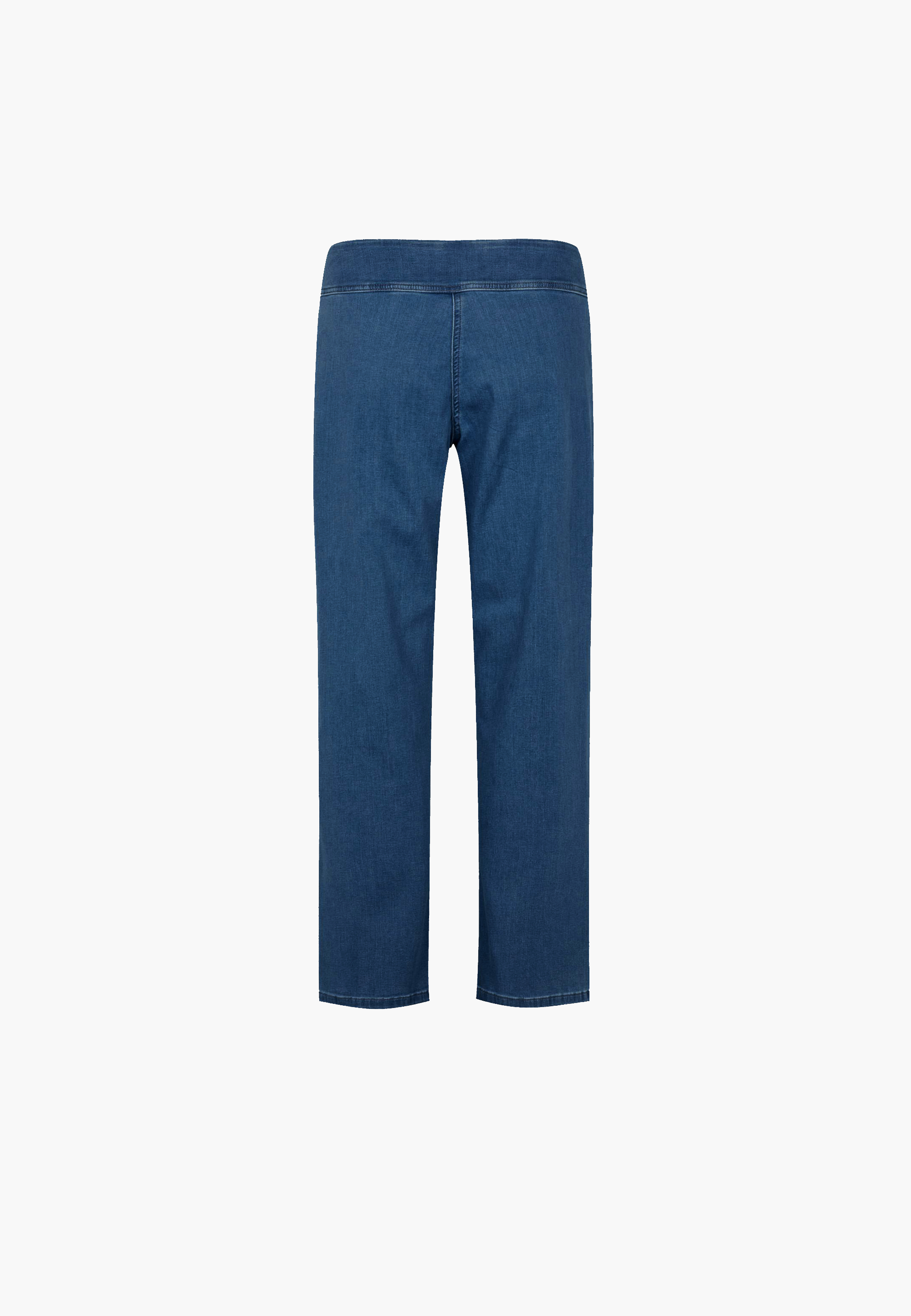 LAURIE Thea Straight - Short Length Trousers STRAIGHT 49401 Blue Denim