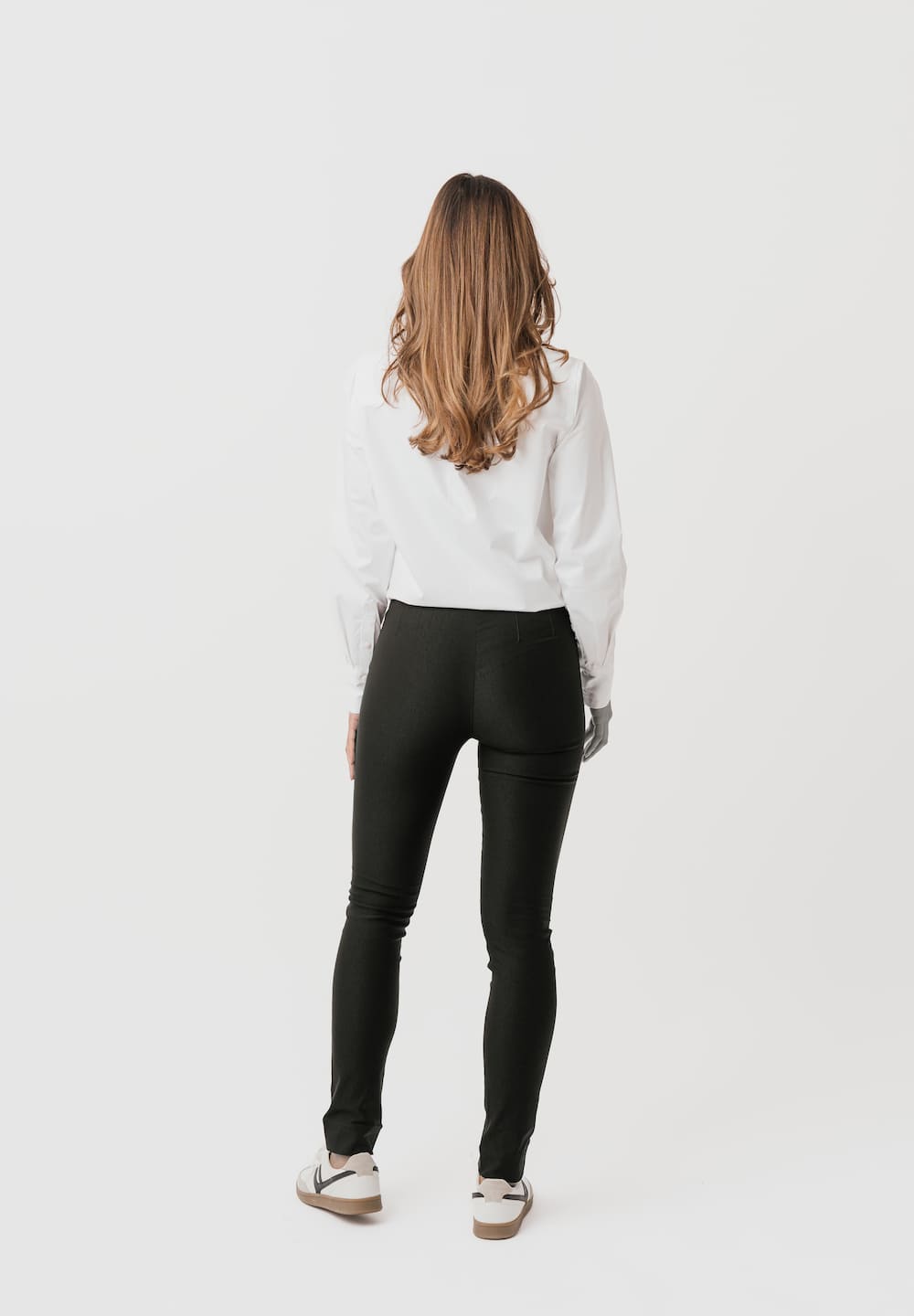 LAURIE Vicky Slim - Medium Length Trousers SLIM 99970 Black
