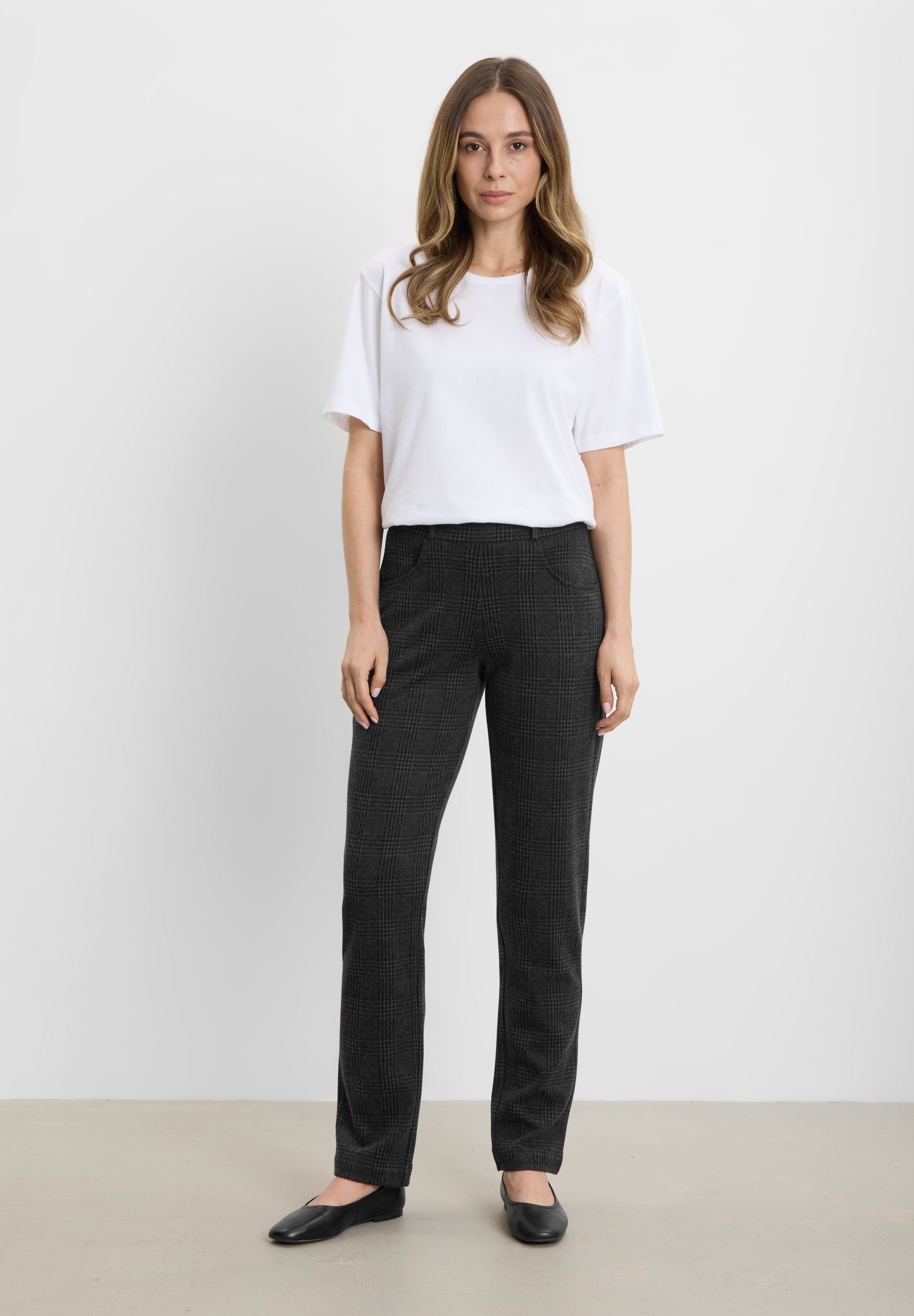 Kelly Regular - Medium Length - Anthracite Check (PRE)