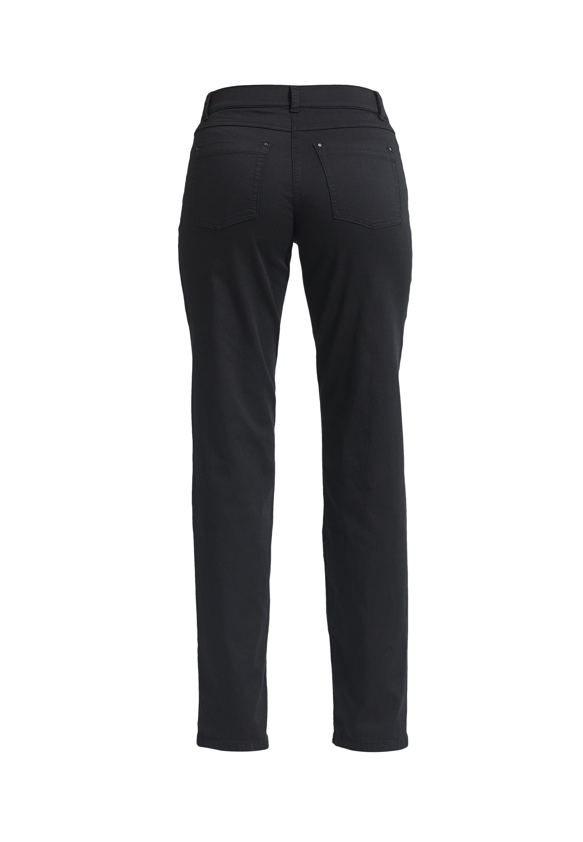 LAURIE  Amelia Straight - Long Length Trousers STRAIGHT 99100 Black