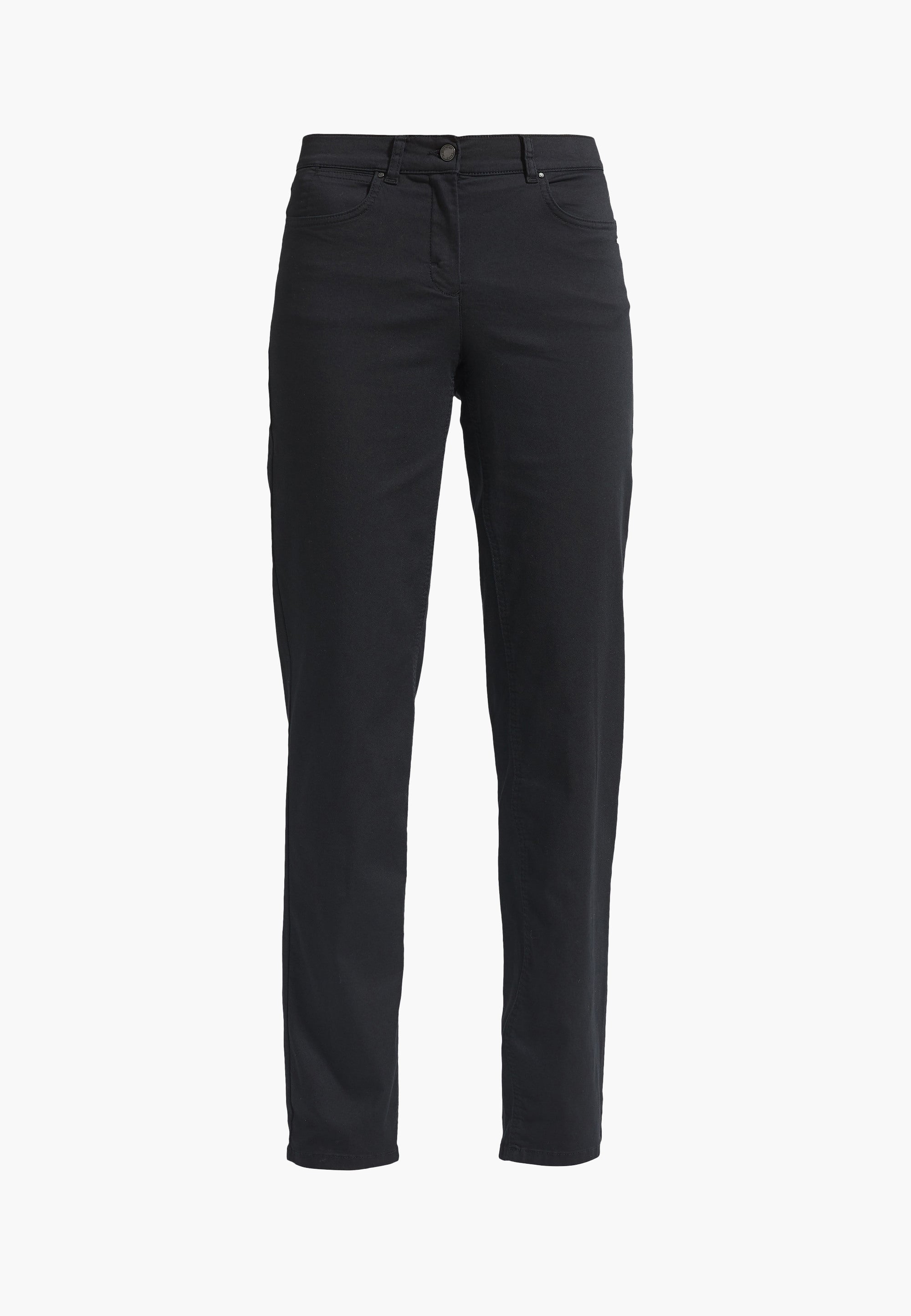 LAURIE  Amelia Straight - Long Length Trousers STRAIGHT 99100 Black