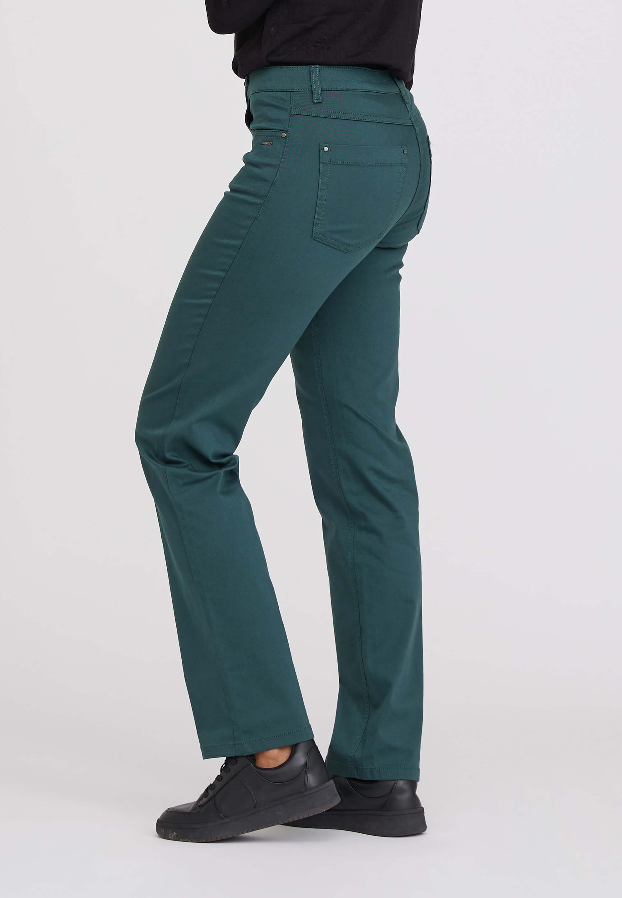 LAURIE  Amelia Straight - Medium Length Straight 57000 Darkest Green