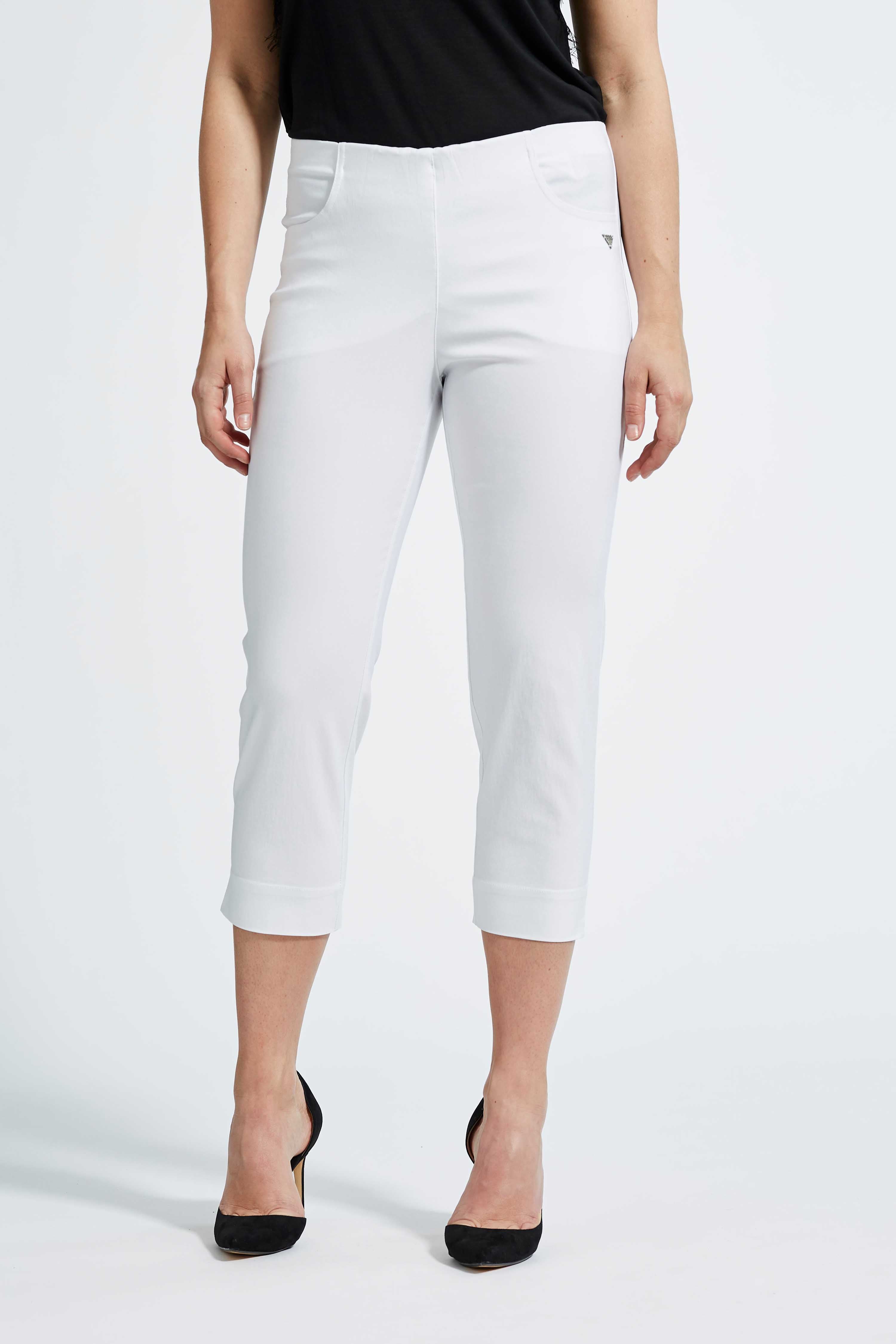 LAURIE Caroline Regular Capri Long Length Regular 10970 White