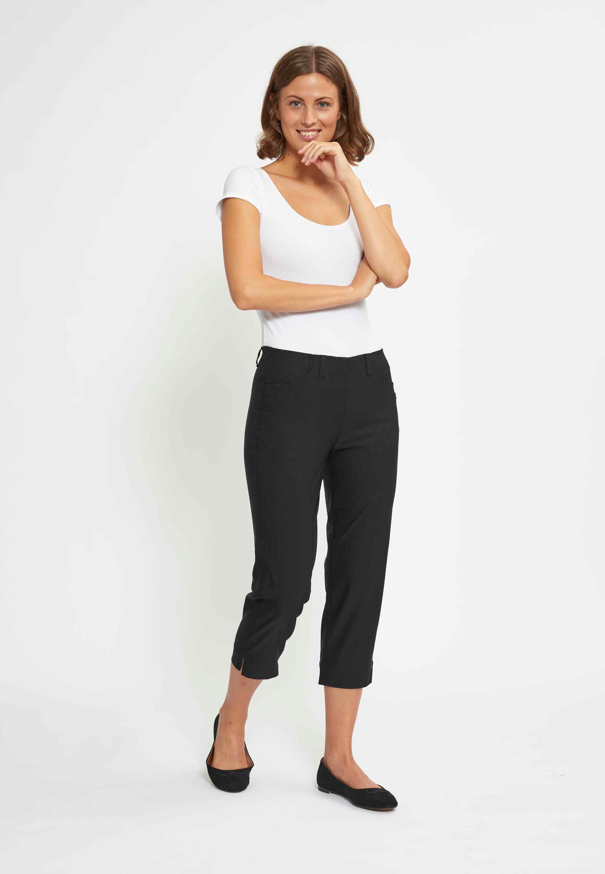 LAURIE Caroline Regular Capri Long Length Regular 99970 Black