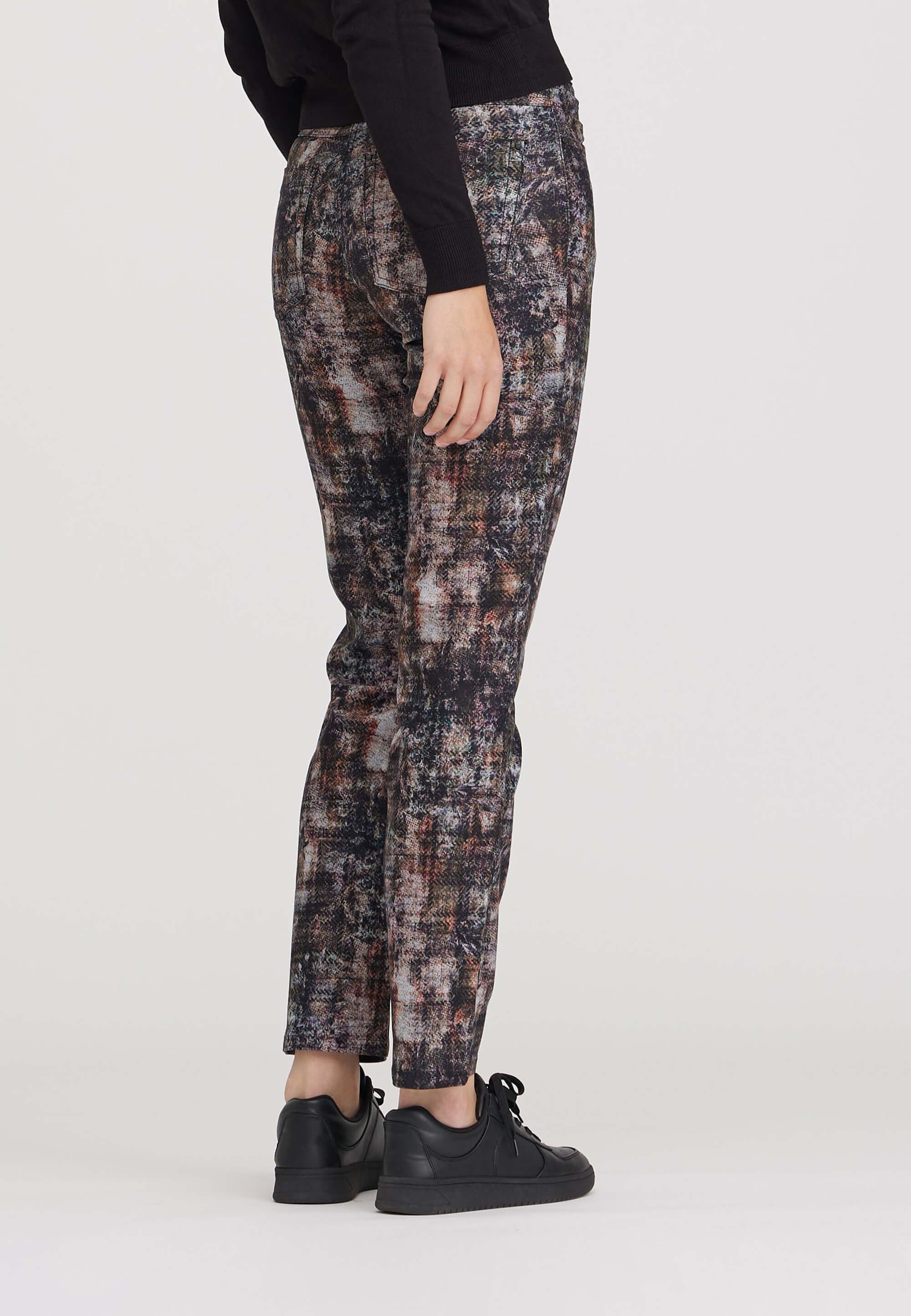 LAURIE  Charlotte Regular - Medium Length Regular 99009 Black Print