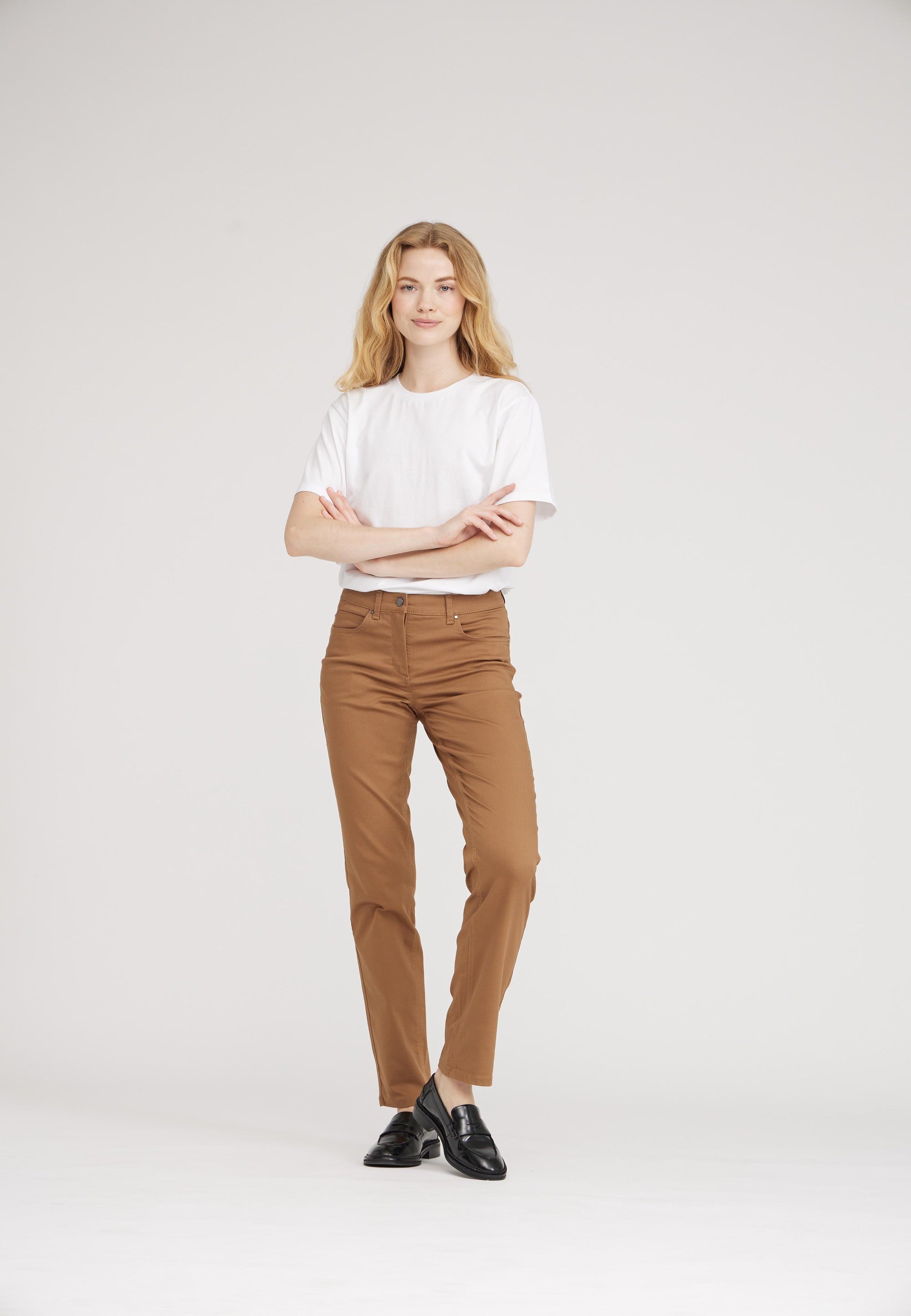 LAURIE  Charlotte Regular - Medium Length Regular 81000 Camel