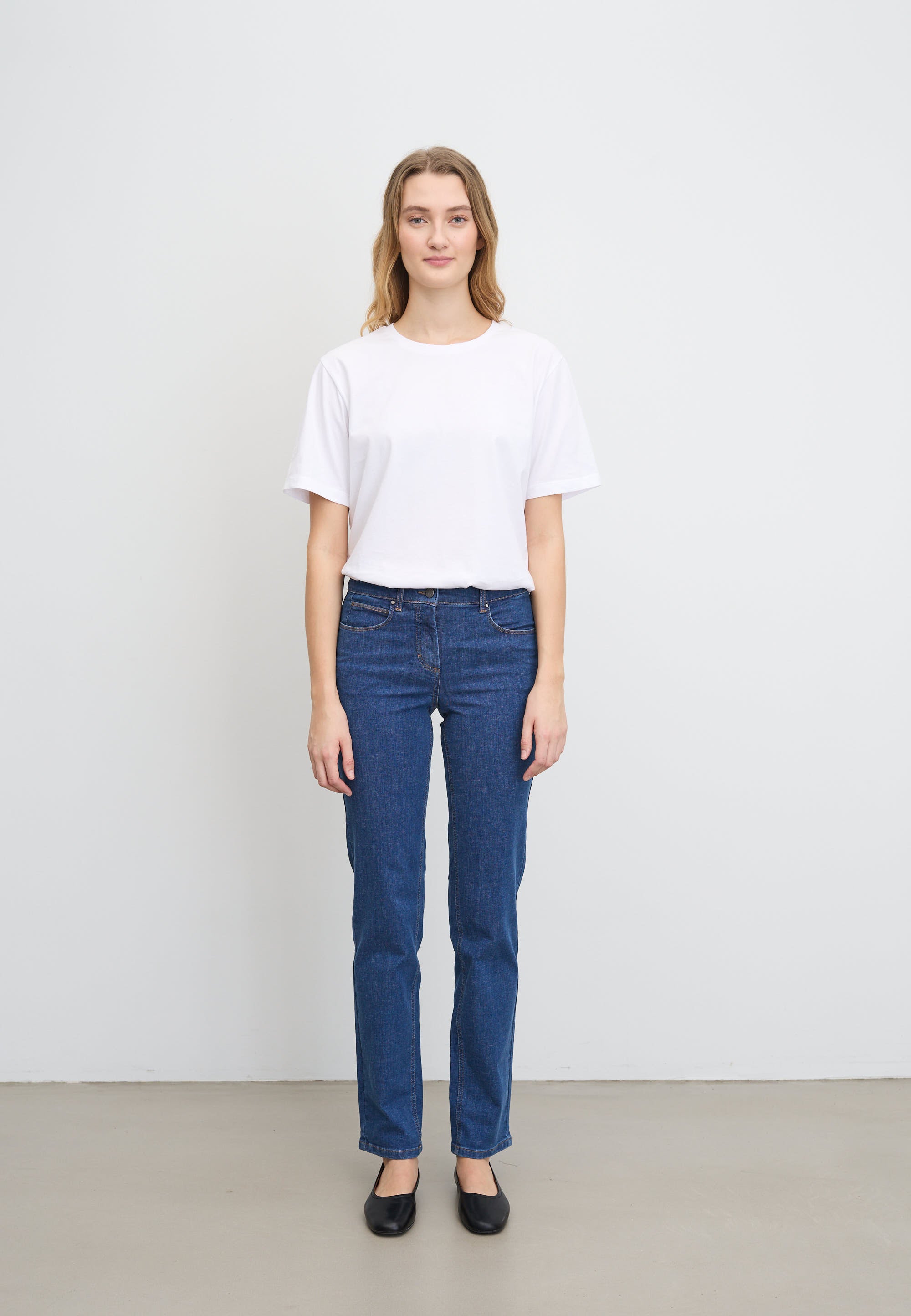 LAURIE  Charlotte Regular - Medium Length Regular 49401 Blue Denim