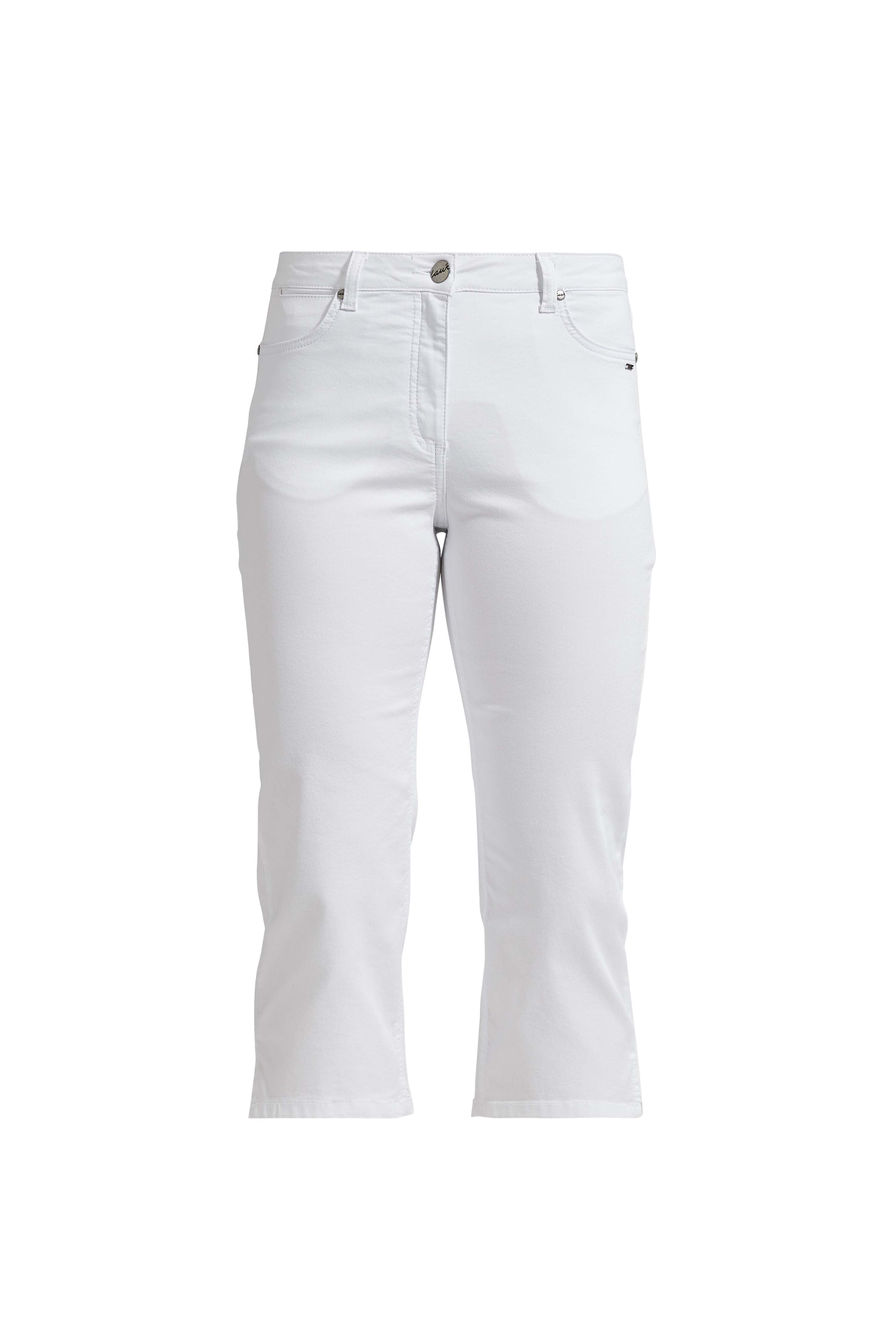 LAURIE  Charlotte Regular Capri Housut Regular 10100 White