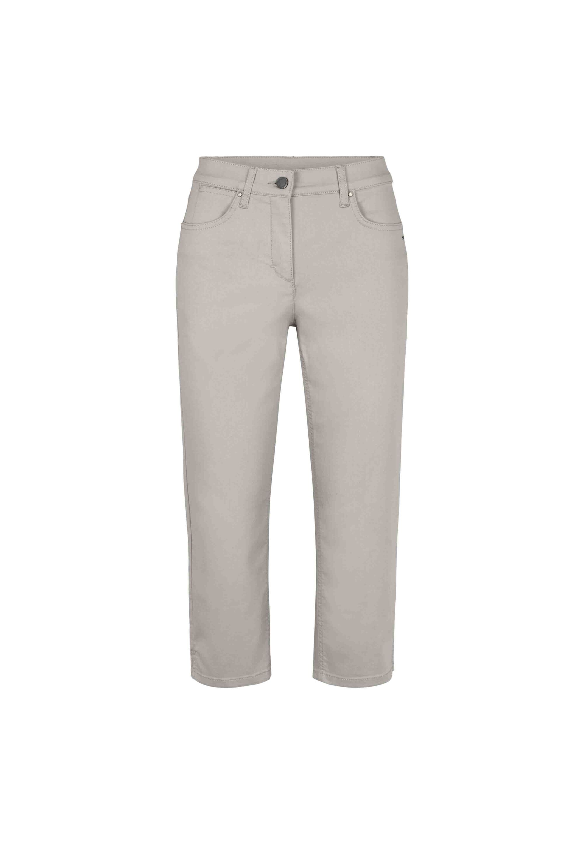 LAURIE  Charlotte Regular Capri Housut Regular 25107 Grey Sand