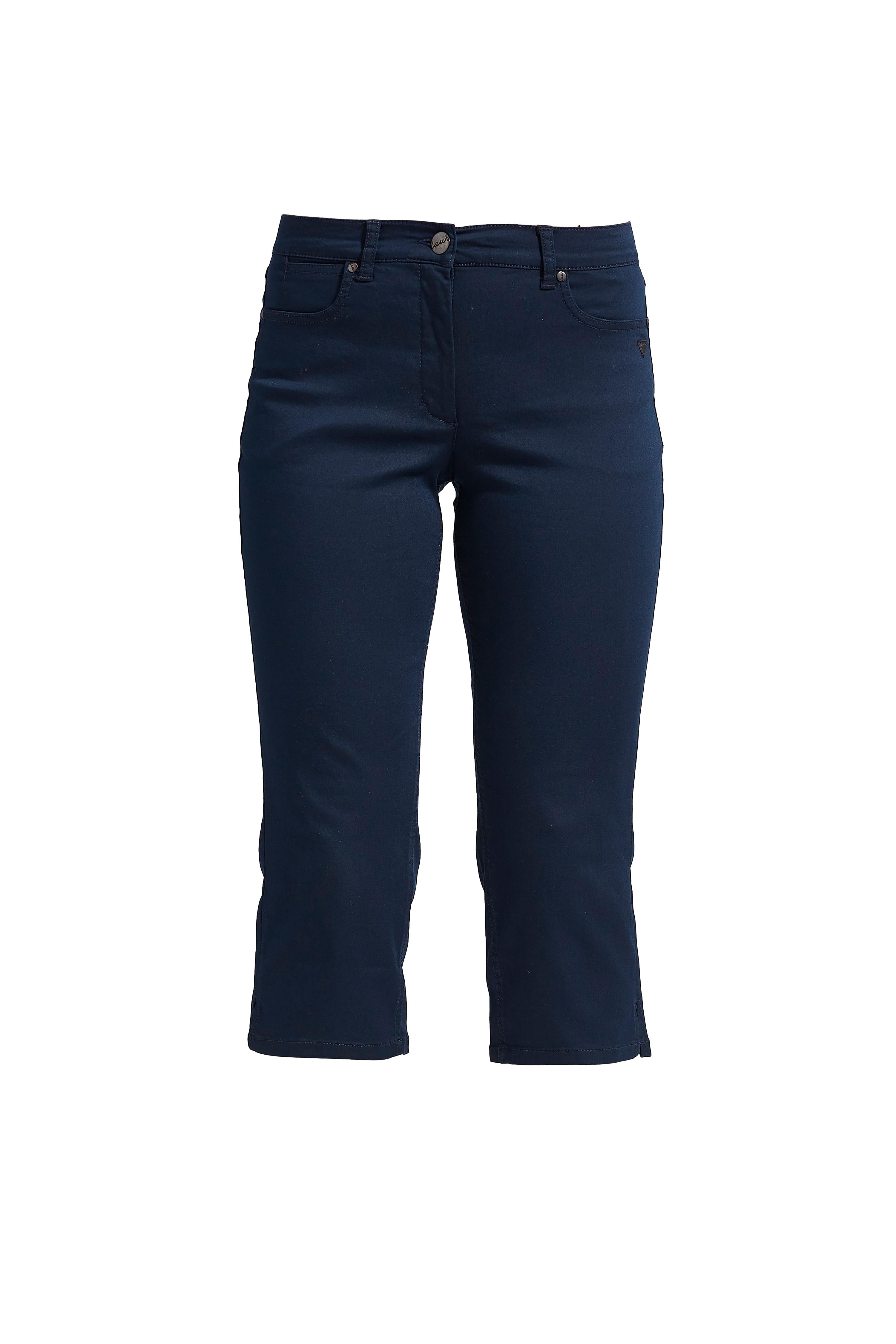 LAURIE Charlotte Regular Capri Housut Regular 49200 Navy
