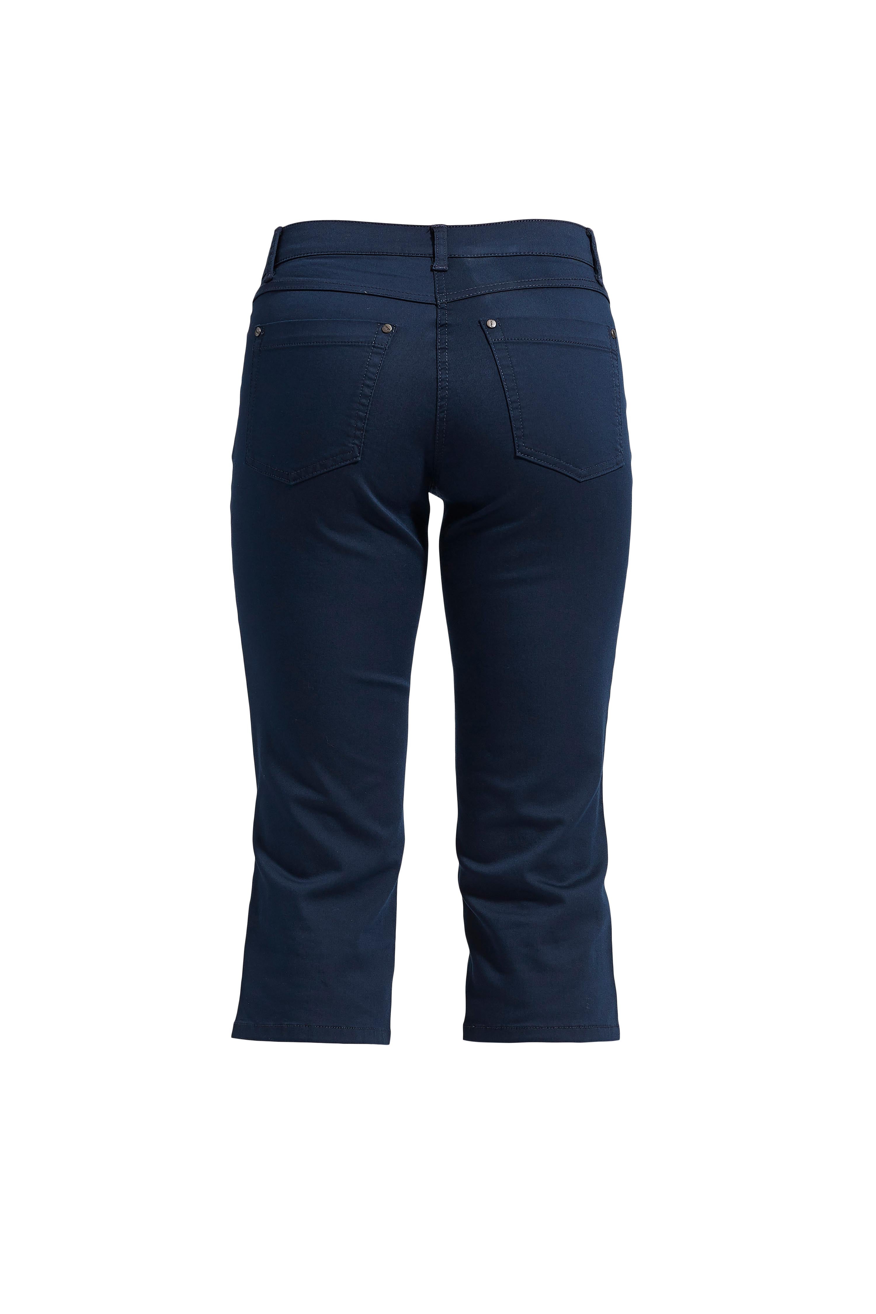 LAURIE Charlotte Regular Capri Housut Regular 49200 Navy