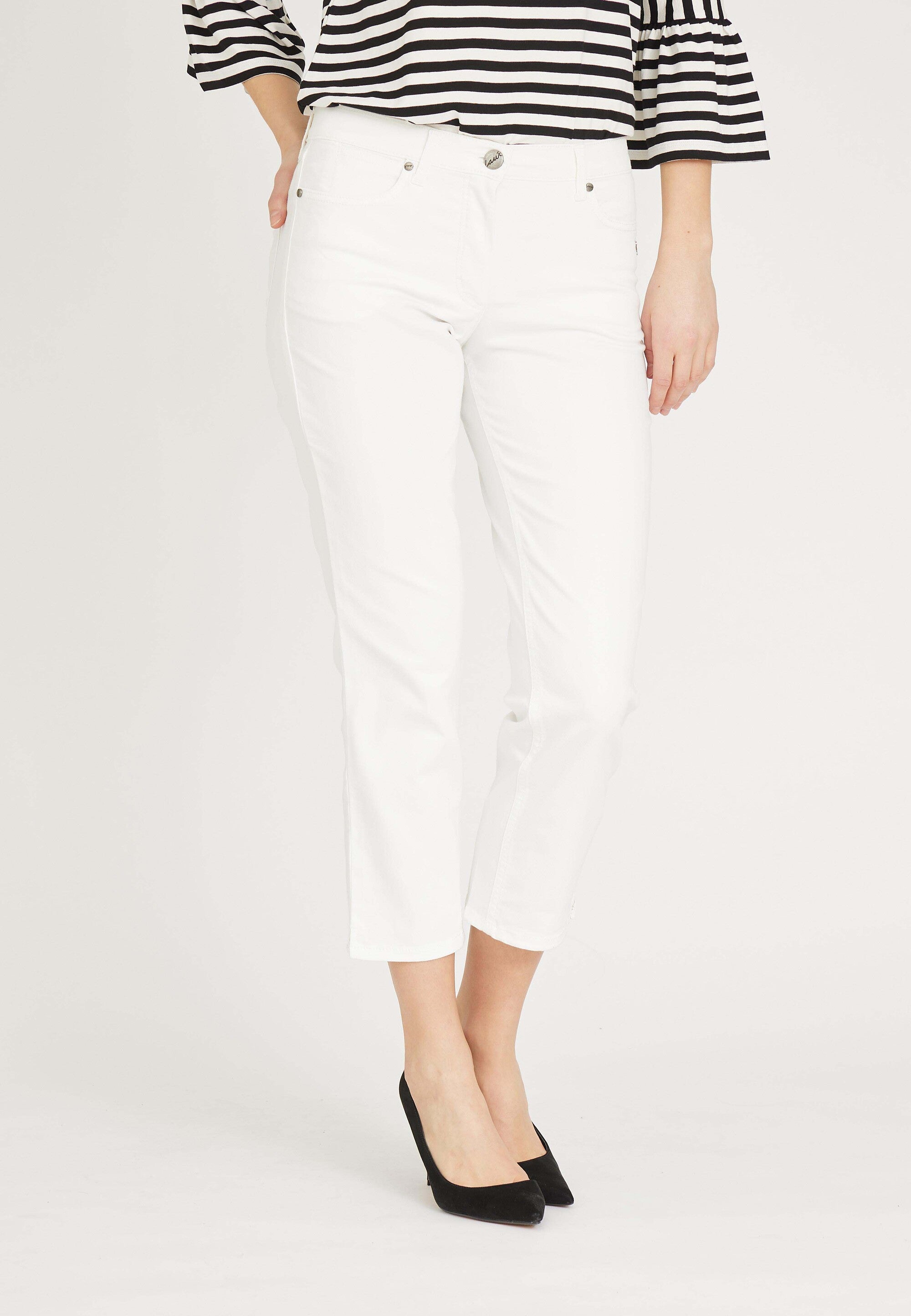 LAURIE  Charlotte Regular Crop Regular 12100 Ecru