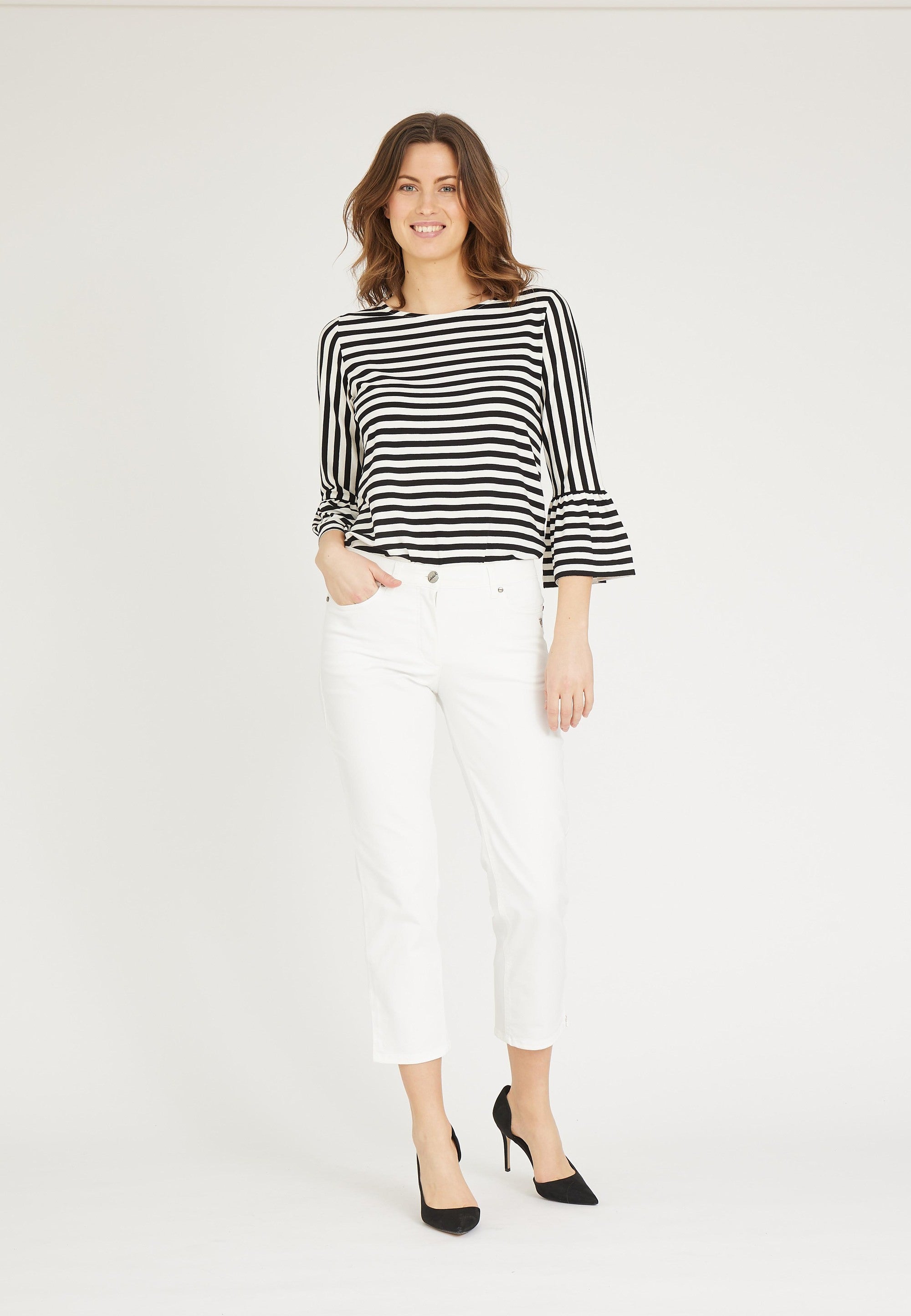 LAURIE  Charlotte Regular Crop Regular 12100 Ecru