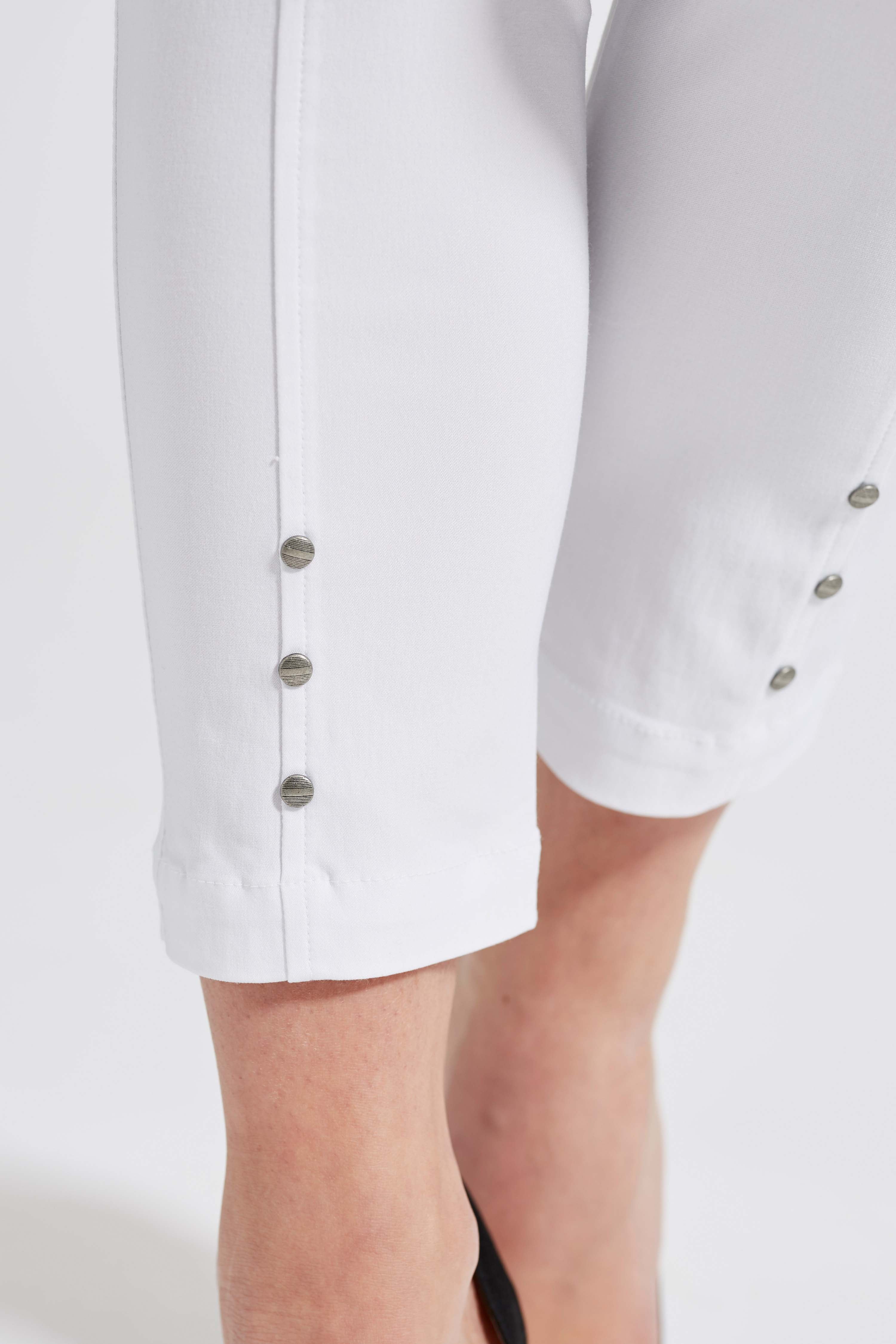 LAURIE  Chloe Slim Crop Slim 10970 White