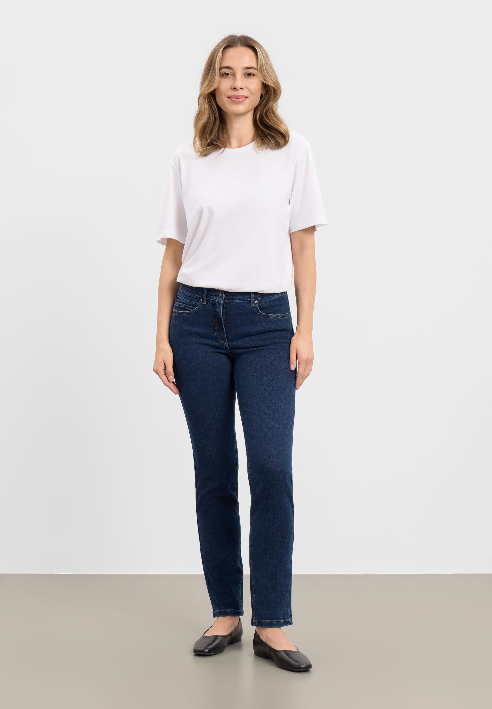 LAURIE Christie Regular - Medium Length Regular 40513 Dark Blue Denim