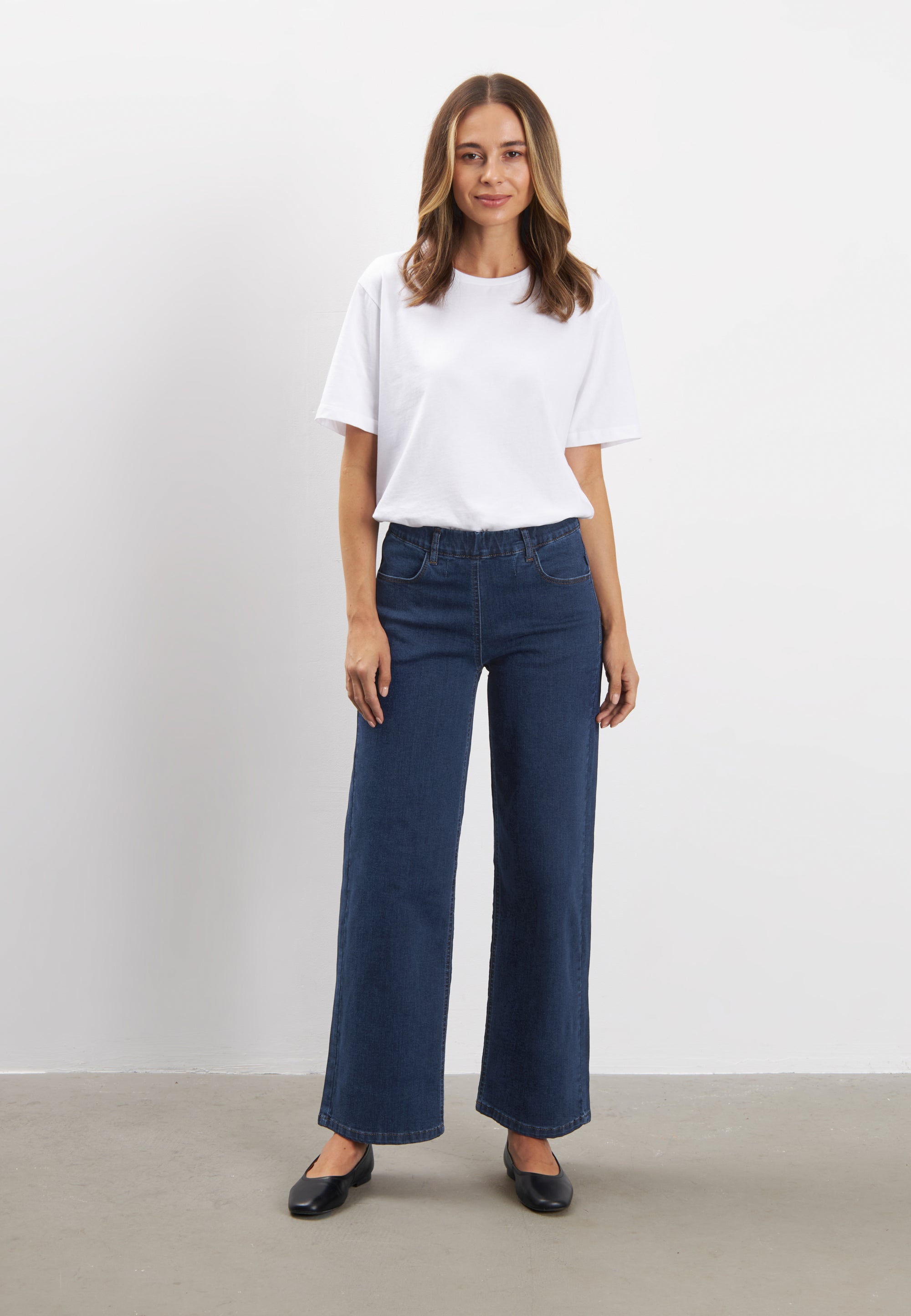 LAURIE Donna Loose - Short Length Loose 40513 Dark Blue Denim
