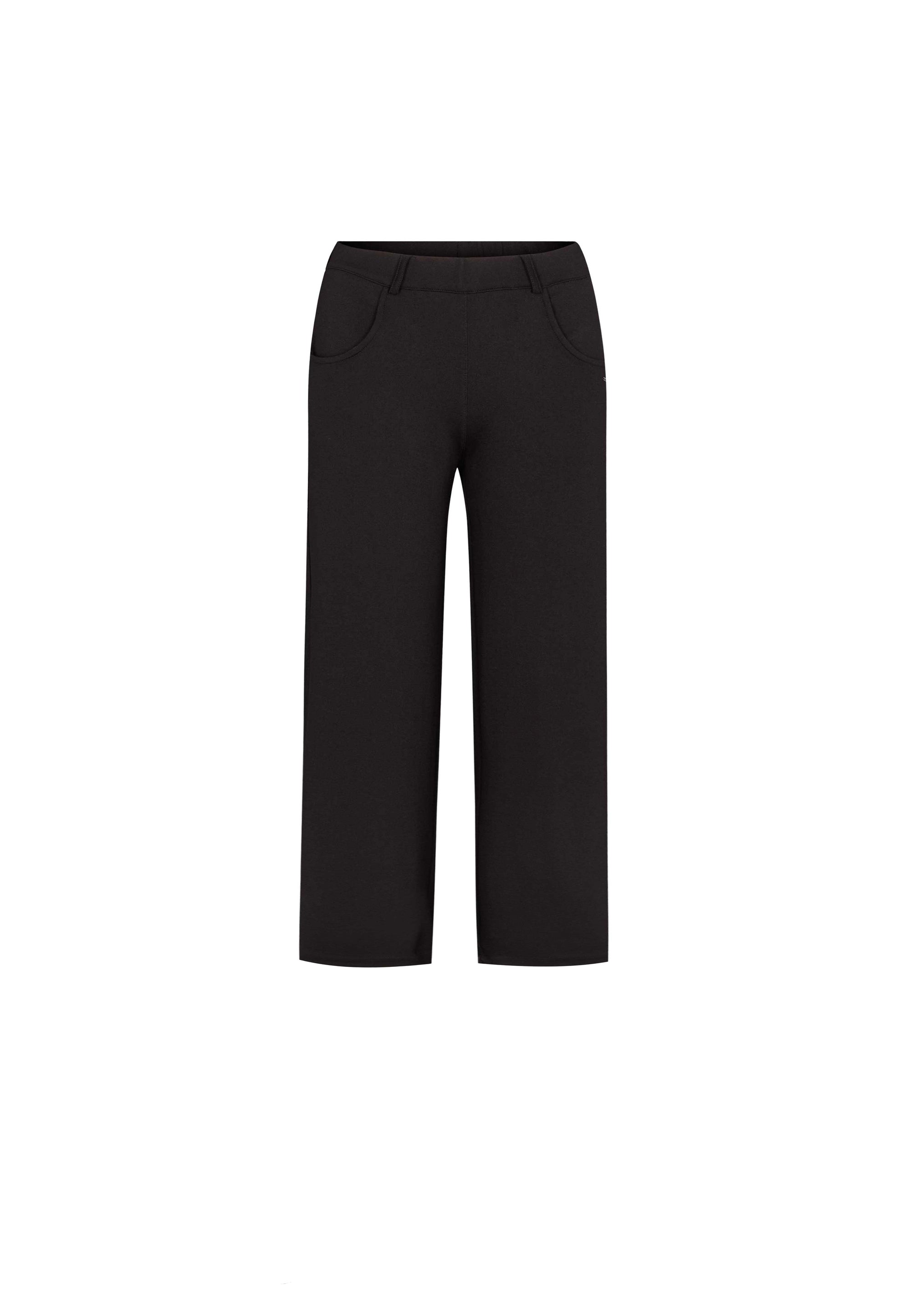 LAURIE Donna Loose Crop Trousers LOOSE 99000 Black