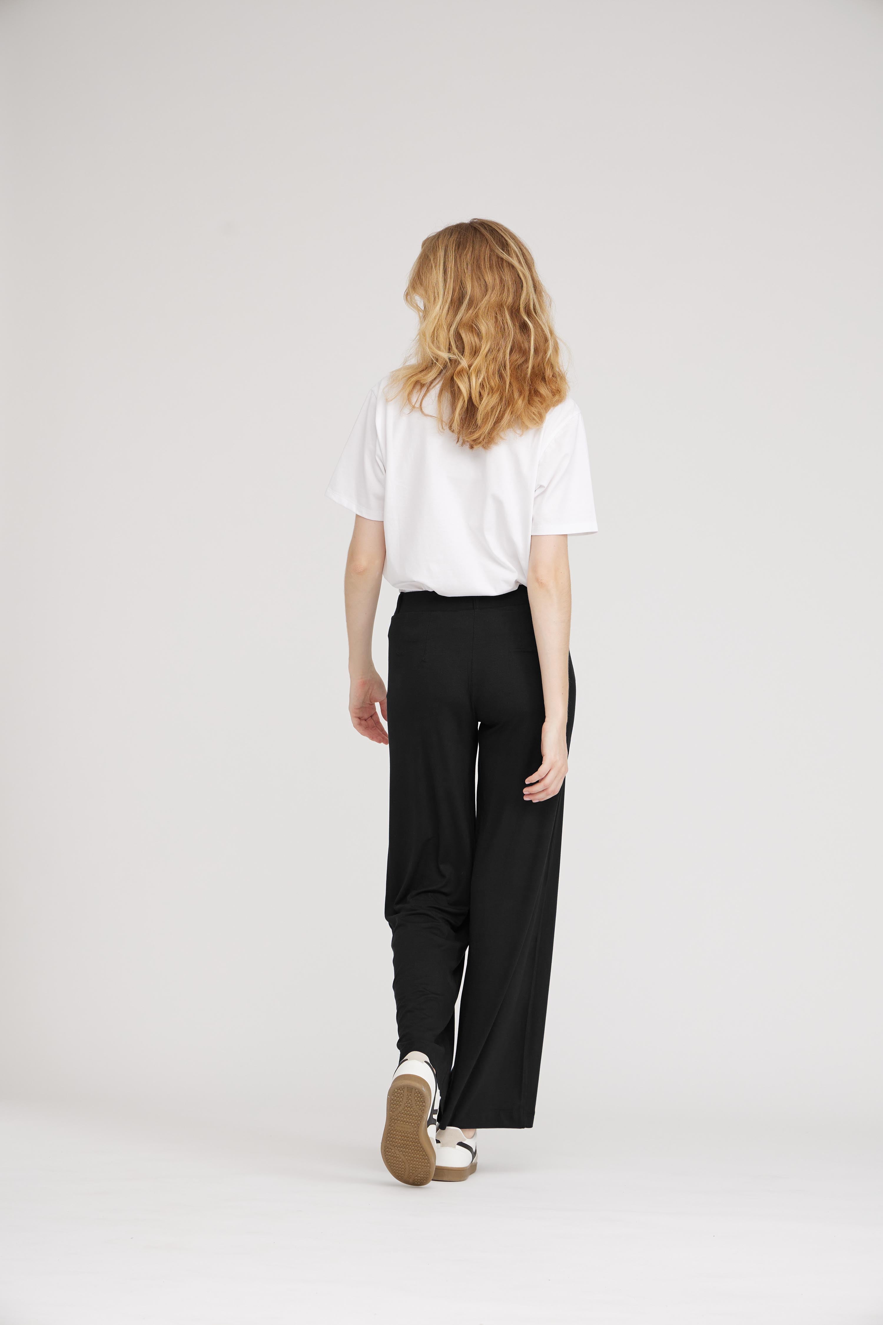 LAURIE  Donna Loose Jersey - Short Length Loose 99104 Black