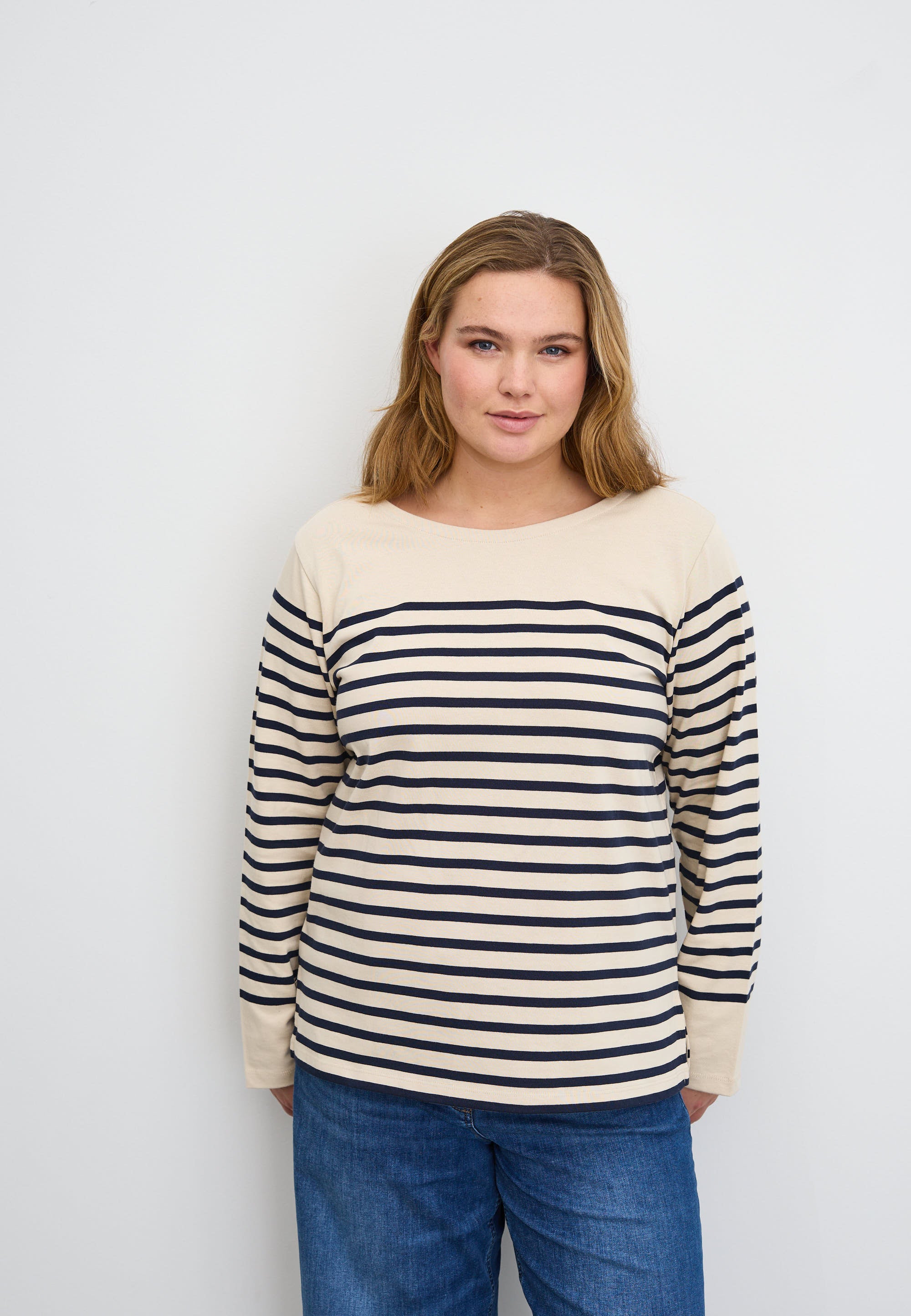 LAURIE  Gabrielle Breton Shirt LS Sweatshirts 99013 Black Birch Stripe