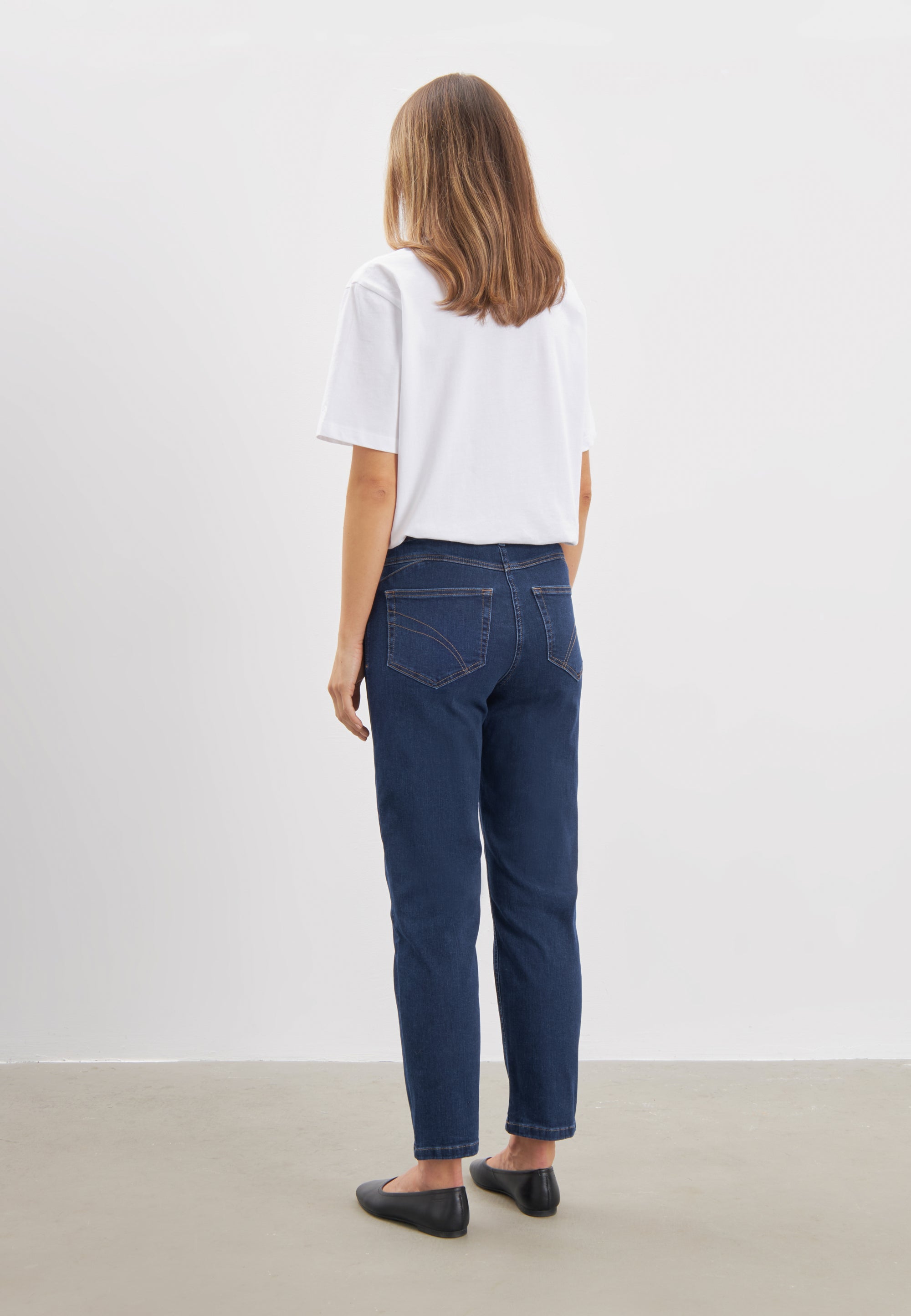LAURIE Hannah Regular - Ekstra Short Length Regular 40513 Dark Blue Denim