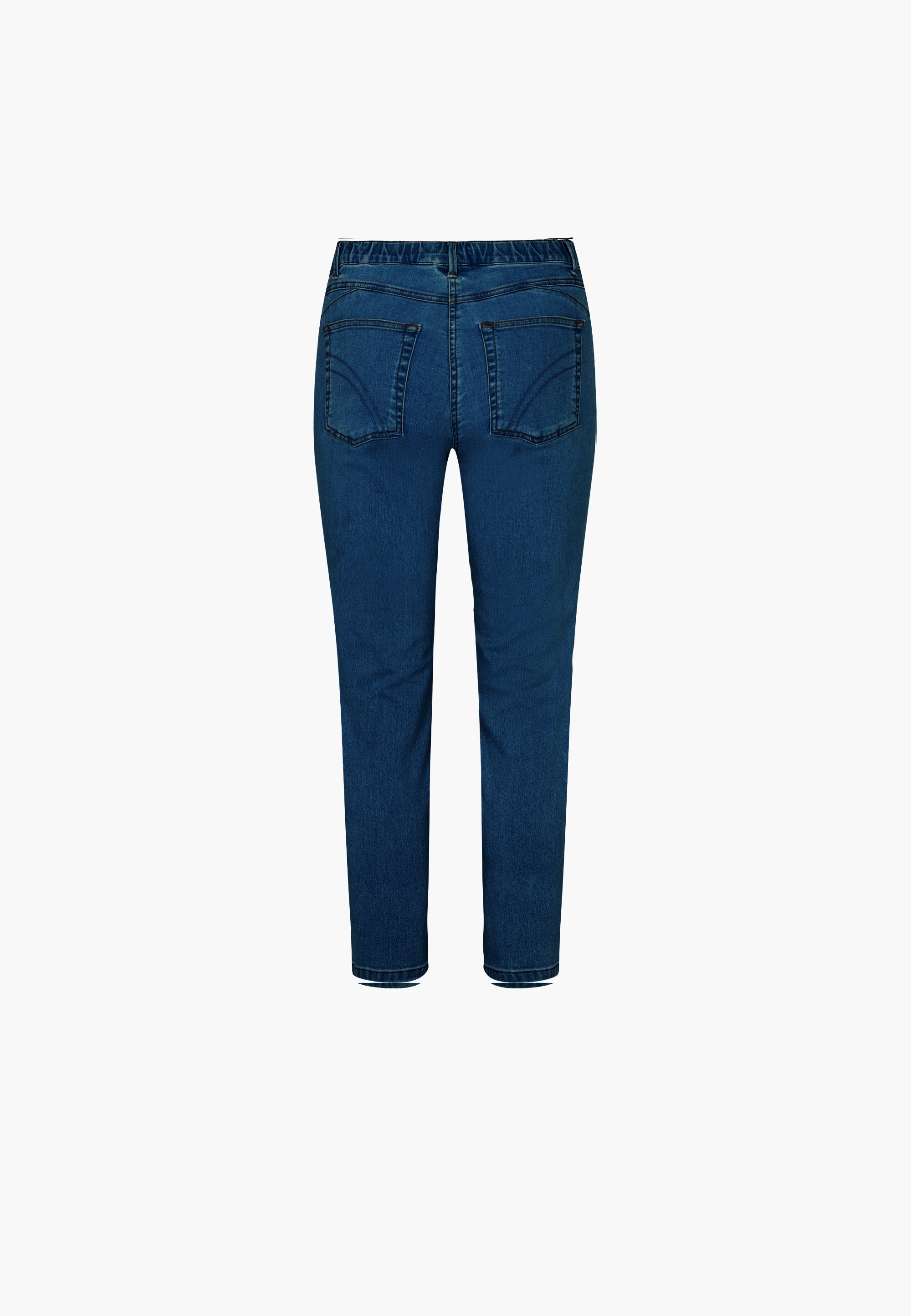 LAURIE  Hannah Regular - Extra Short Length Trousers REGULAR 49501 Dark Blue Denim