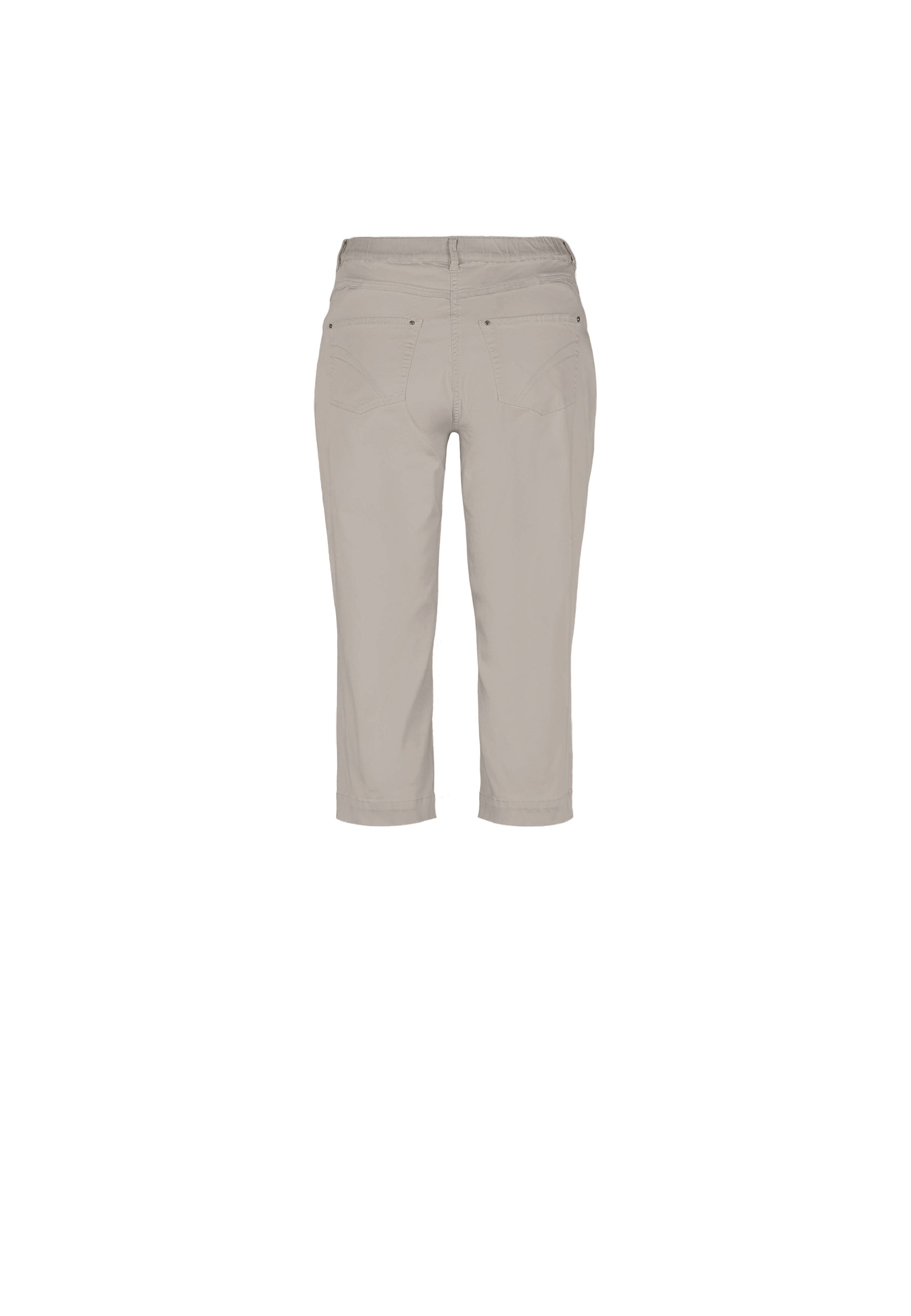 LAURIE  Hannah Regular Housut Capri Regular 25102 Grey Sand