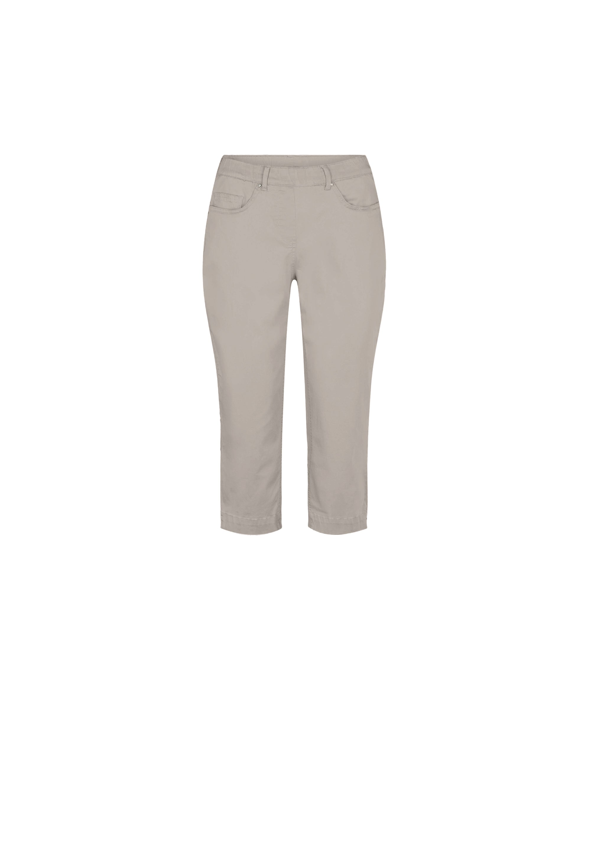 LAURIE  Hannah Regular Housut Capri Regular 25102 Grey Sand