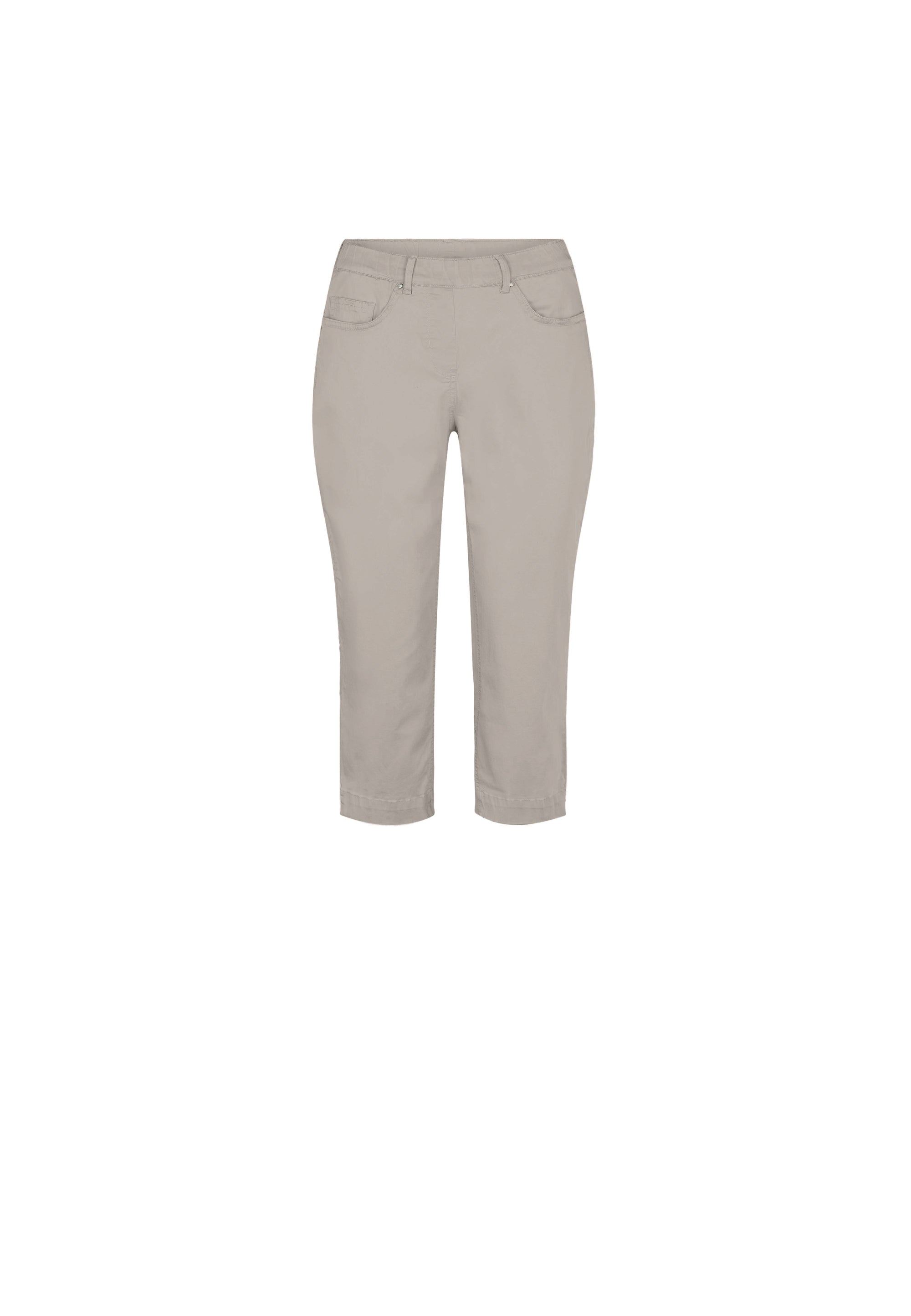 LAURIE Hannah Regular Housut Capri Trousers REGULAR 25102 Grey Sand