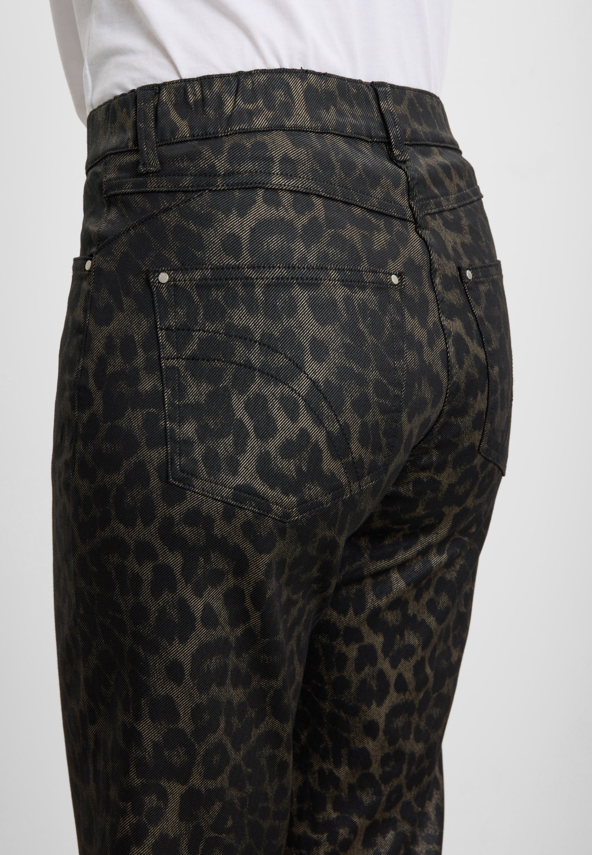 LAURIE Hannah Regular - Extra Short Length Regular 88139 Brown Leo Print