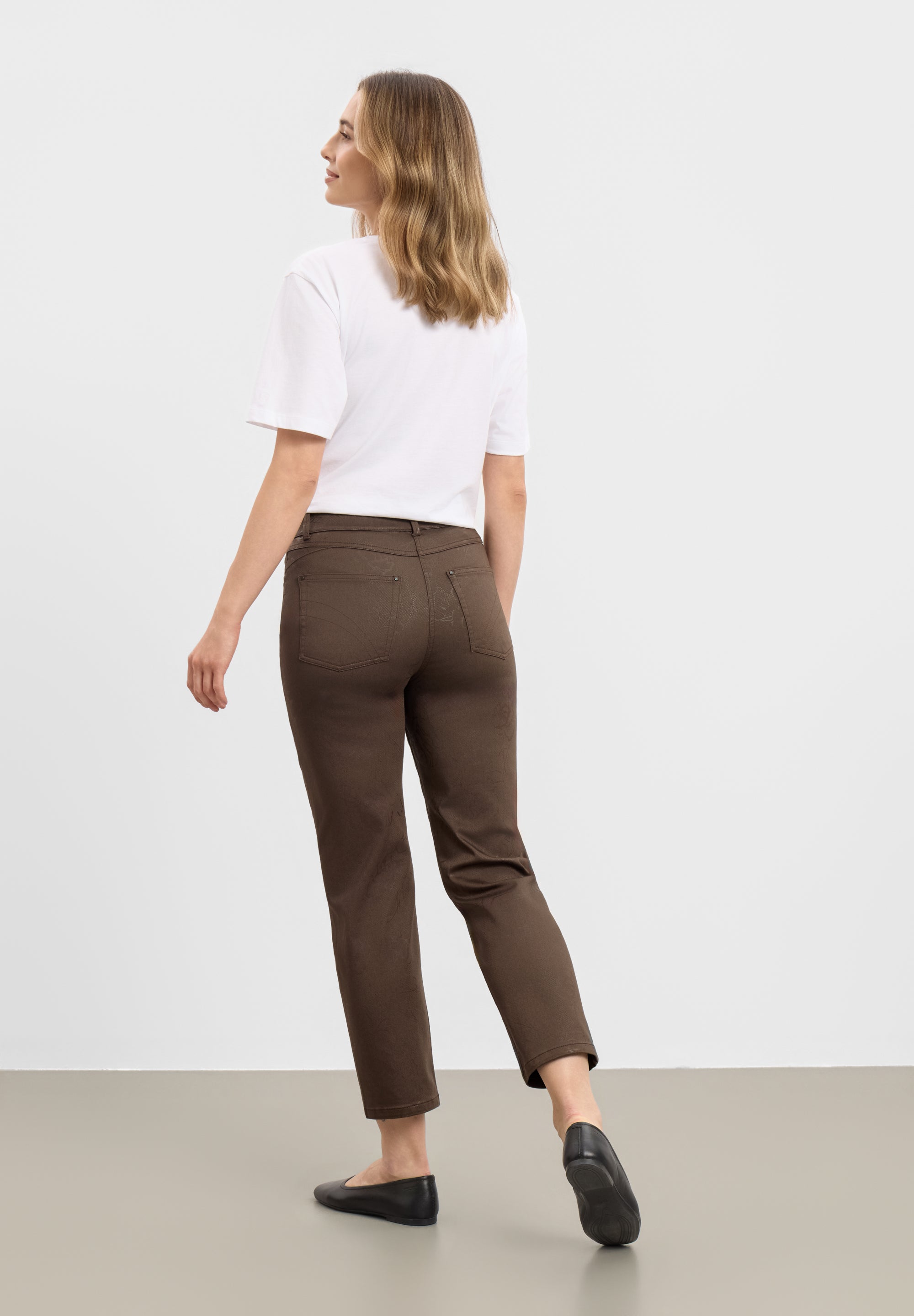 LAURIE Hannah Regular XSL Regular 88142 Brown Bloom Print