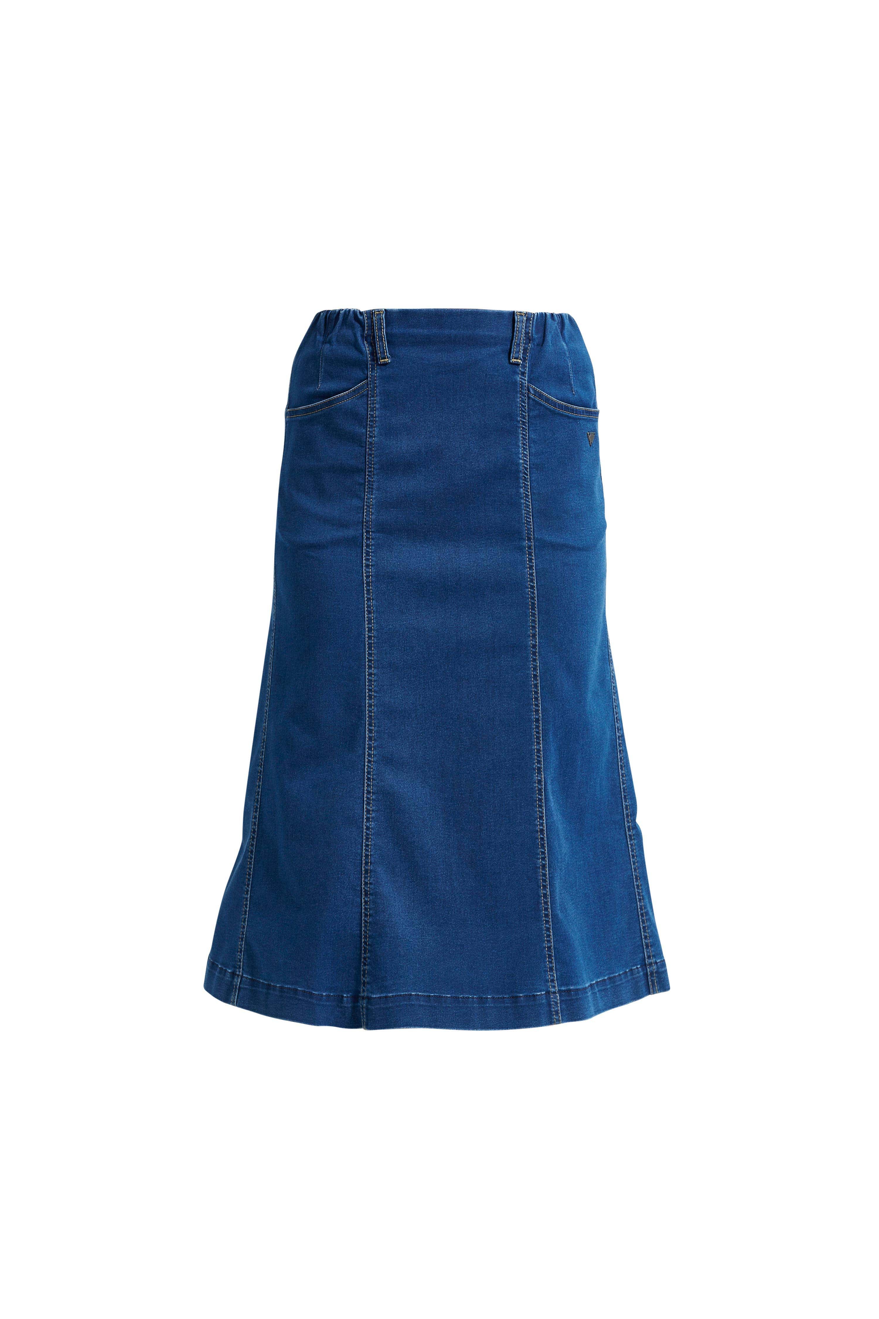 LAURIE  Hazel Hame Skirts 43515 Medium Blue Denim